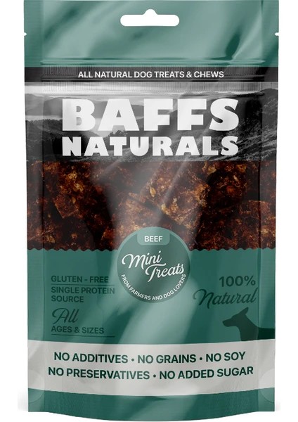 Baffs Naturals Dana Mini Ödül Avantaj Paketi %100 Doğal Çiğnemelik Köpek Ödül Maması (200 gr)