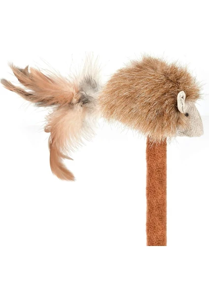 Sesli Fare Başlıklı Tırmalama Oyuncağı Kedi İçin Tırnak Sağlığı ve Eğlence Bir Arada