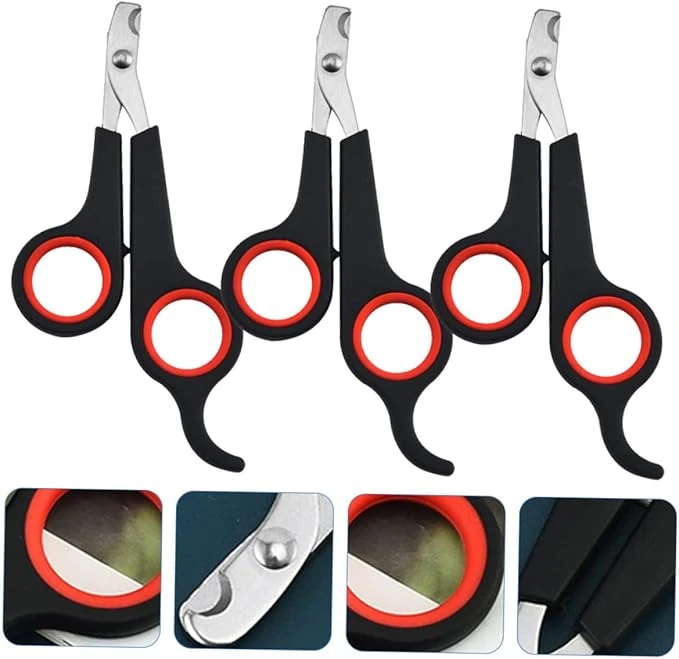 Evcil Hayvan Tırnak Makası – Kedi & Köpekler İçin Güvenli, Paslanmaz Çelik Tırnak Kesici