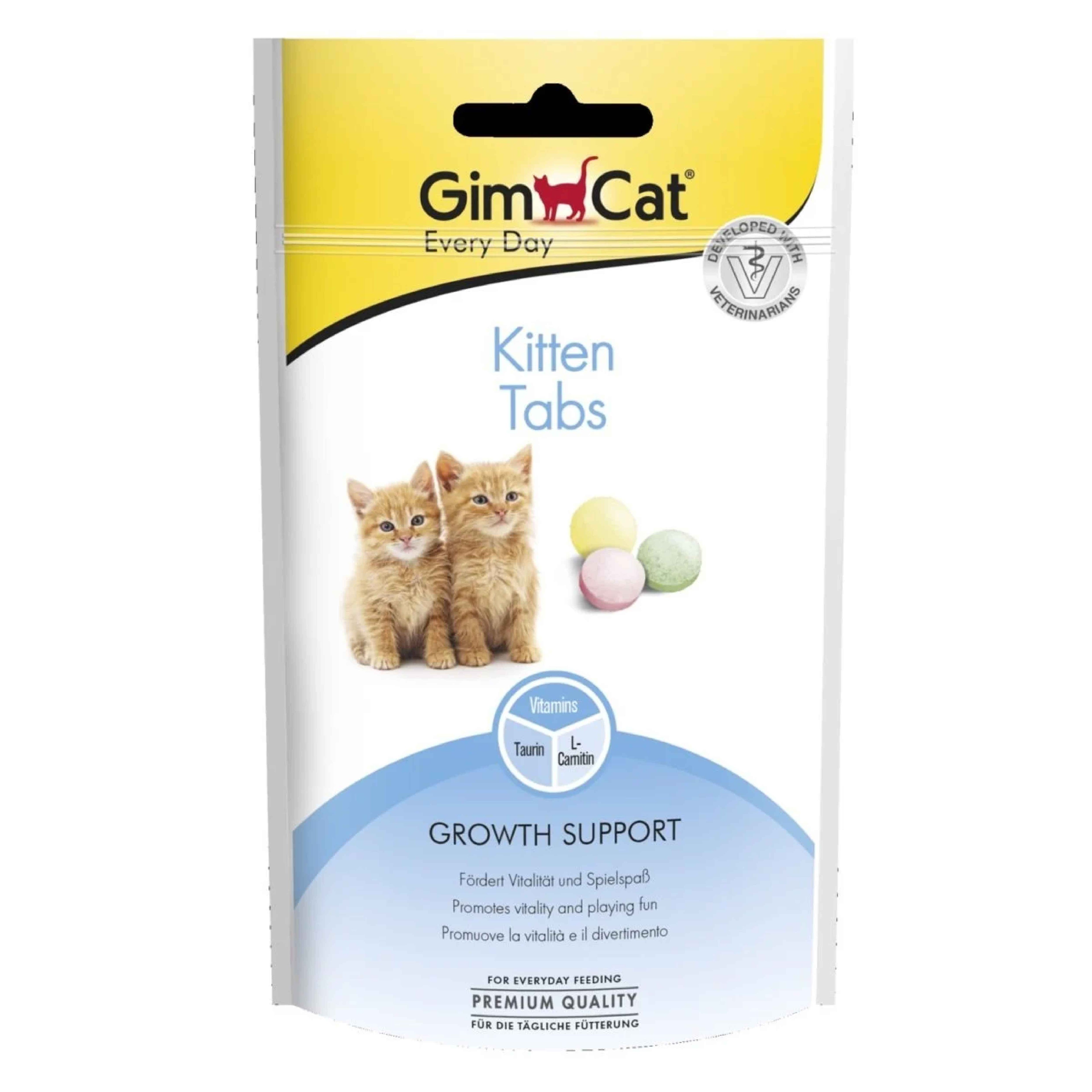 GimCat Kitten Tabs Yavru Kedi Ödül Tableti (40gr)