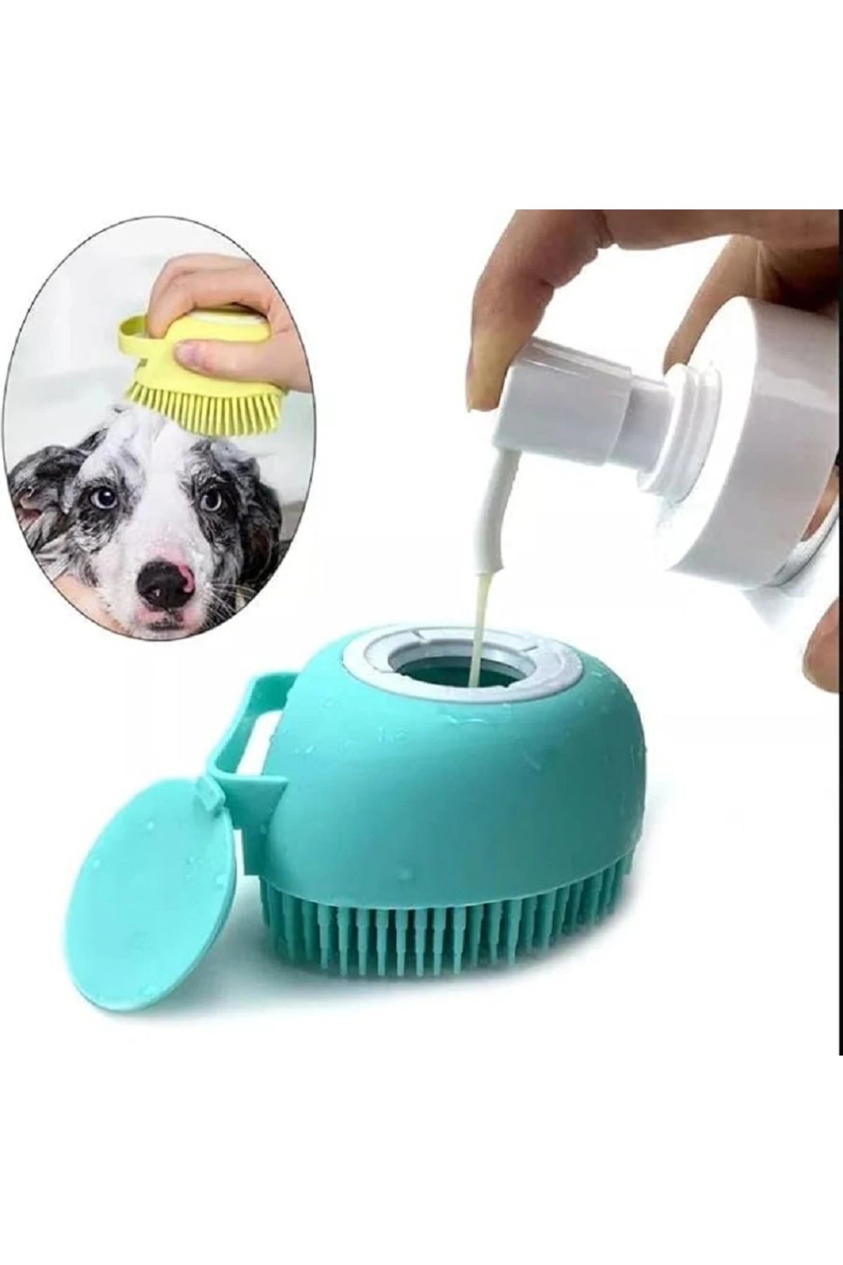 Evcil Hayvan Yıkama Kesesi – Kedi ve Köpekler İçin Kolay Banyolu Tüy Temizleme Filesi
