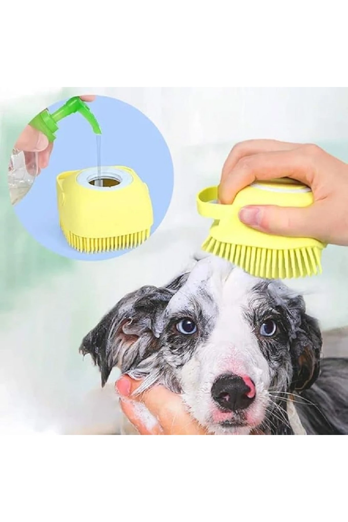 Evcil Hayvan Yıkama Kesesi – Kedi ve Köpekler İçin Kolay Banyolu Tüy Temizleme Filesi