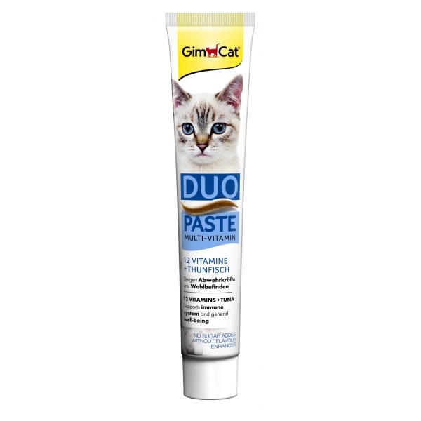 GimCat Multi-Vitamin Duo Paste Tuna + 12 Vitaminli (50gr)