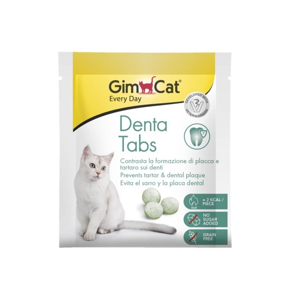 GimCat Denta Tabs Diş Sağlığını Destekleyen Kedi Ödülü 20li (15gr)