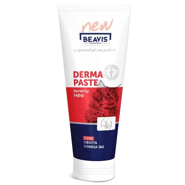Beavis Kediler için Deri & Tüy Sağlığını Destekleyen Macun (85 ml)
