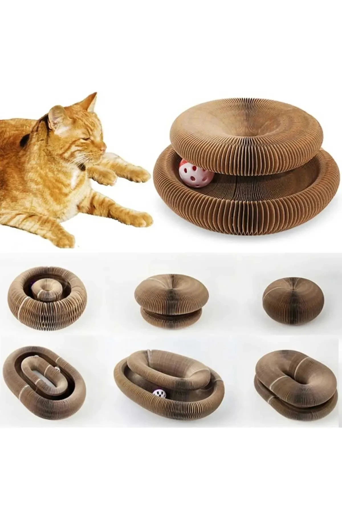 Akordeon Kedi Tırmalama Tahtası