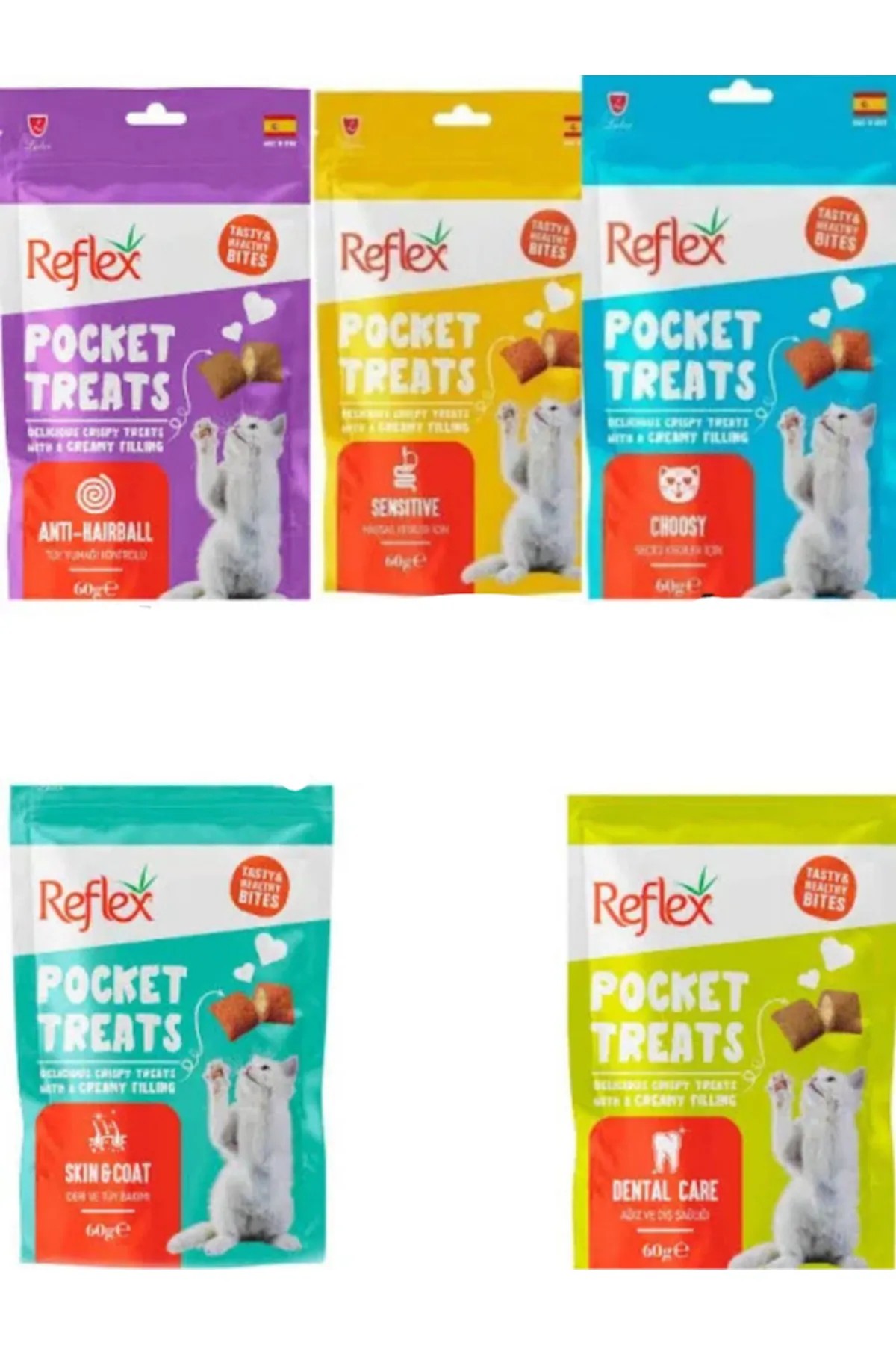 Reflex Pocket Treats 5li Karışık Paket