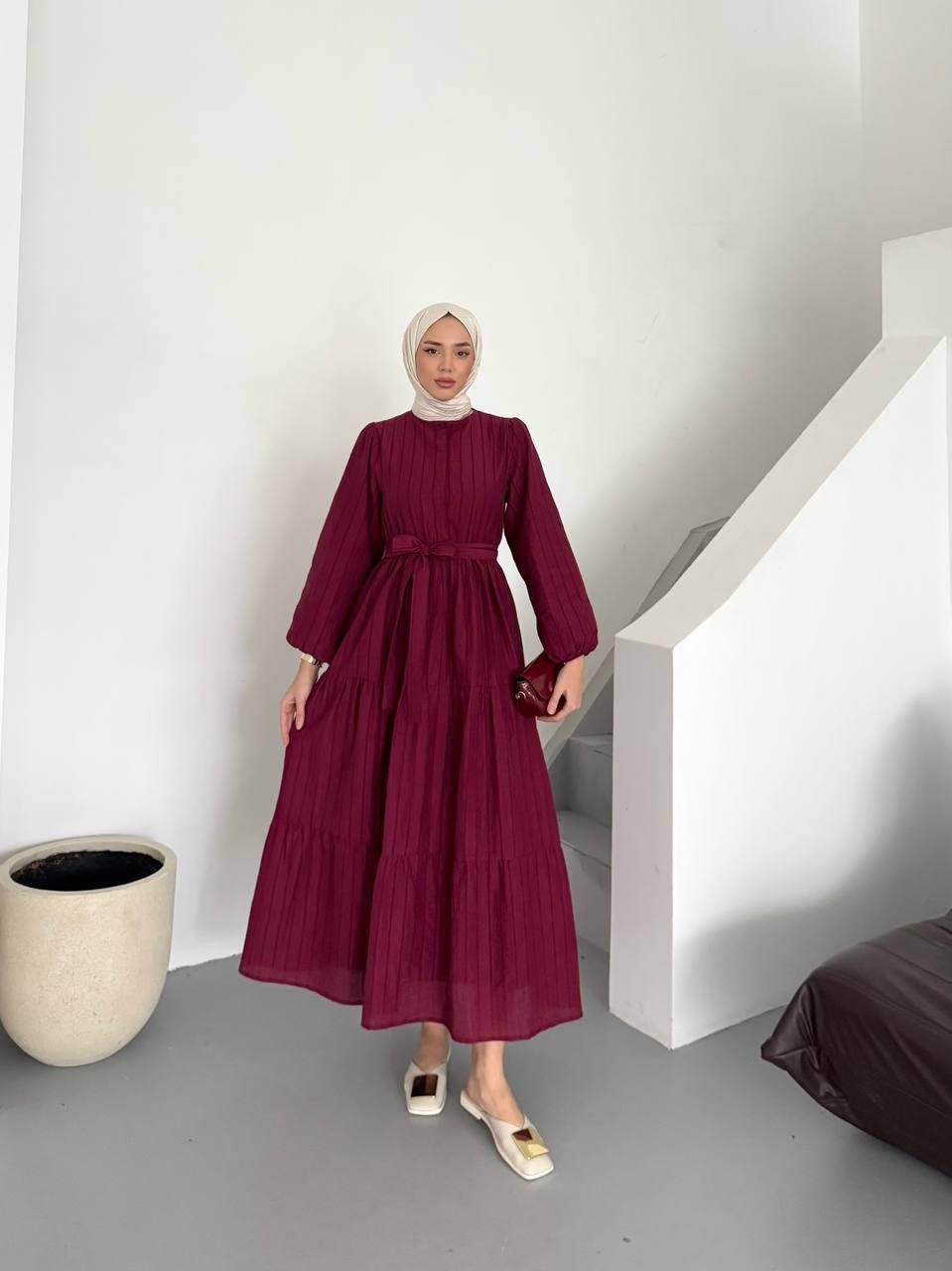 LEVİS ELBİSE BORDO
