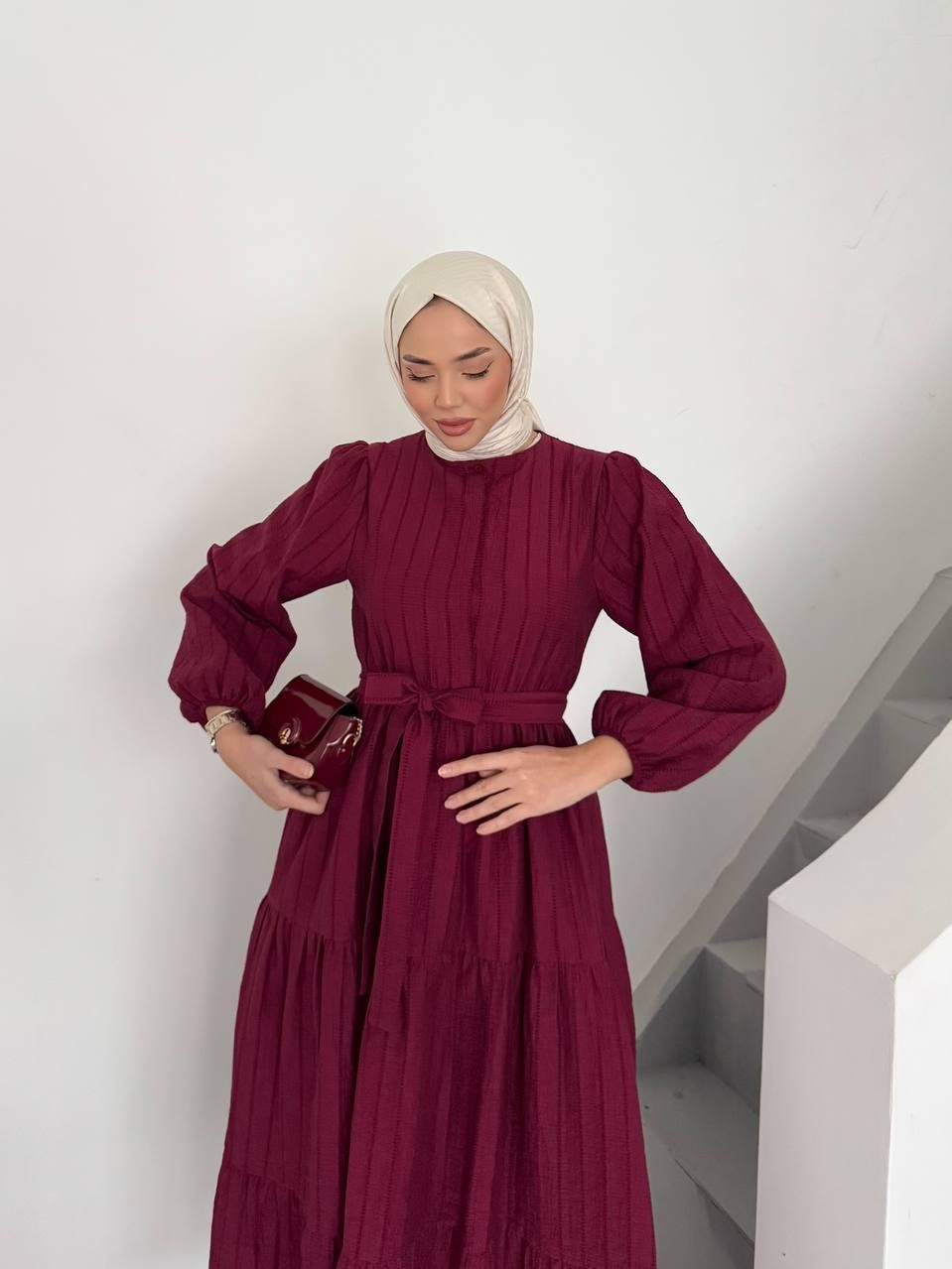 LEVİS ELBİSE BORDO