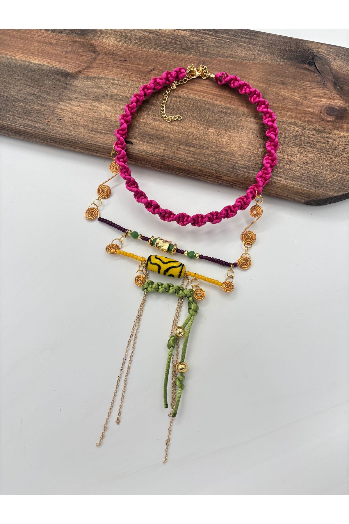 Özel Tasarım Makromeli Kolye