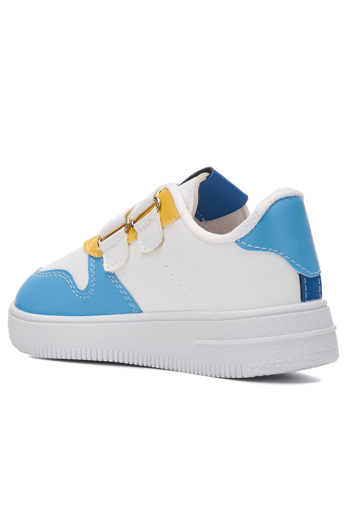 Kız Erkek Çocuk Spor Ayakkabı Sneaker Cırtlı Çift Şeritli  ZL001