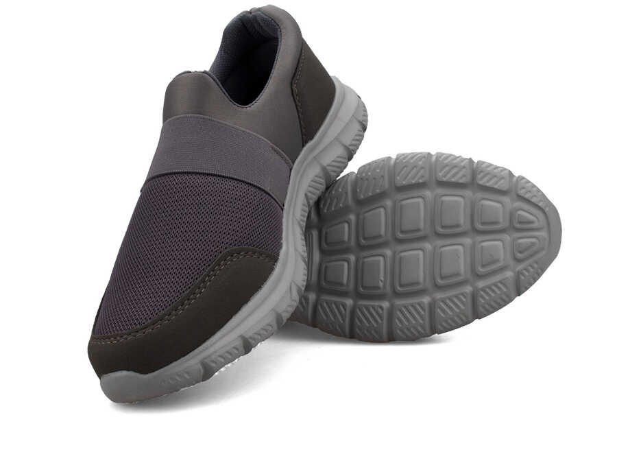 Erkek Sneaker Spor Fileli Bağcıksız Nefes Alabilen Rahat Esnek Ayakkabı 2023