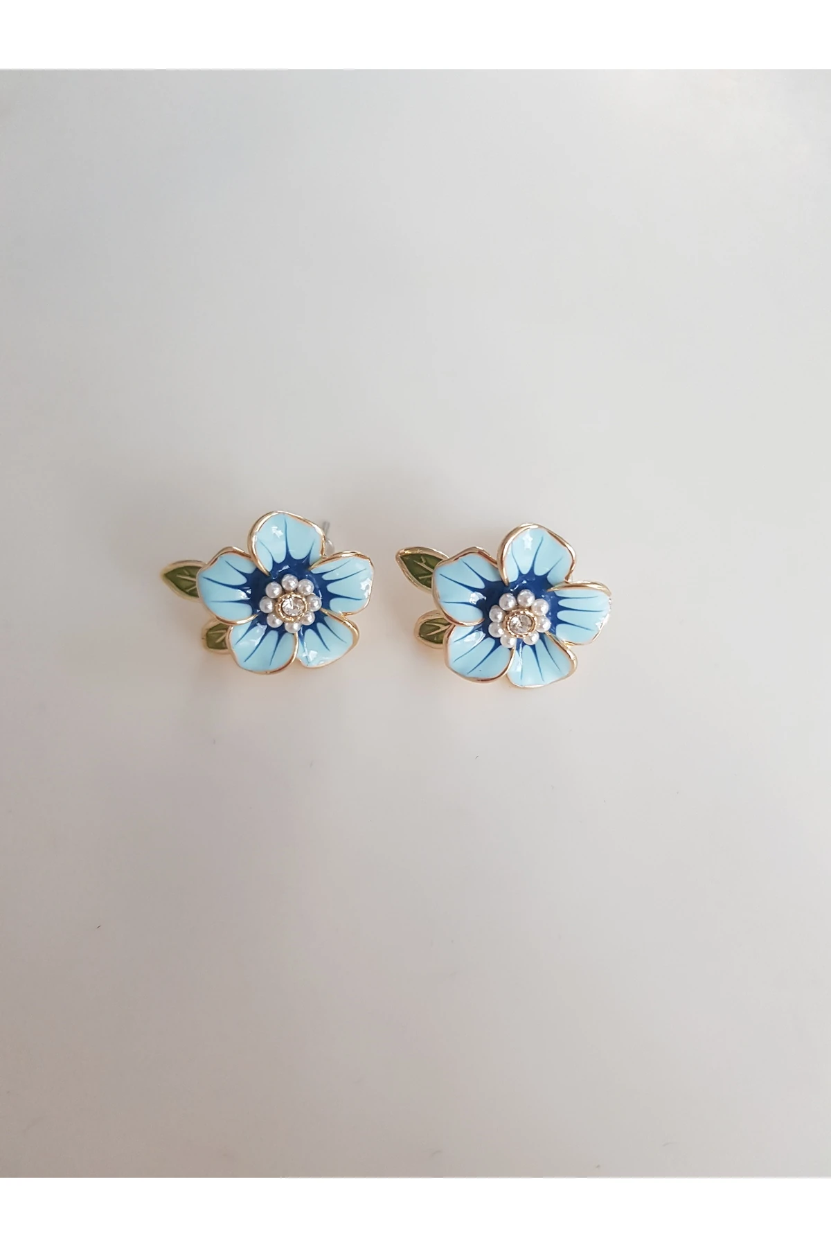 MAVİ UNUTMA BENİ ÇİÇEK KÜPE