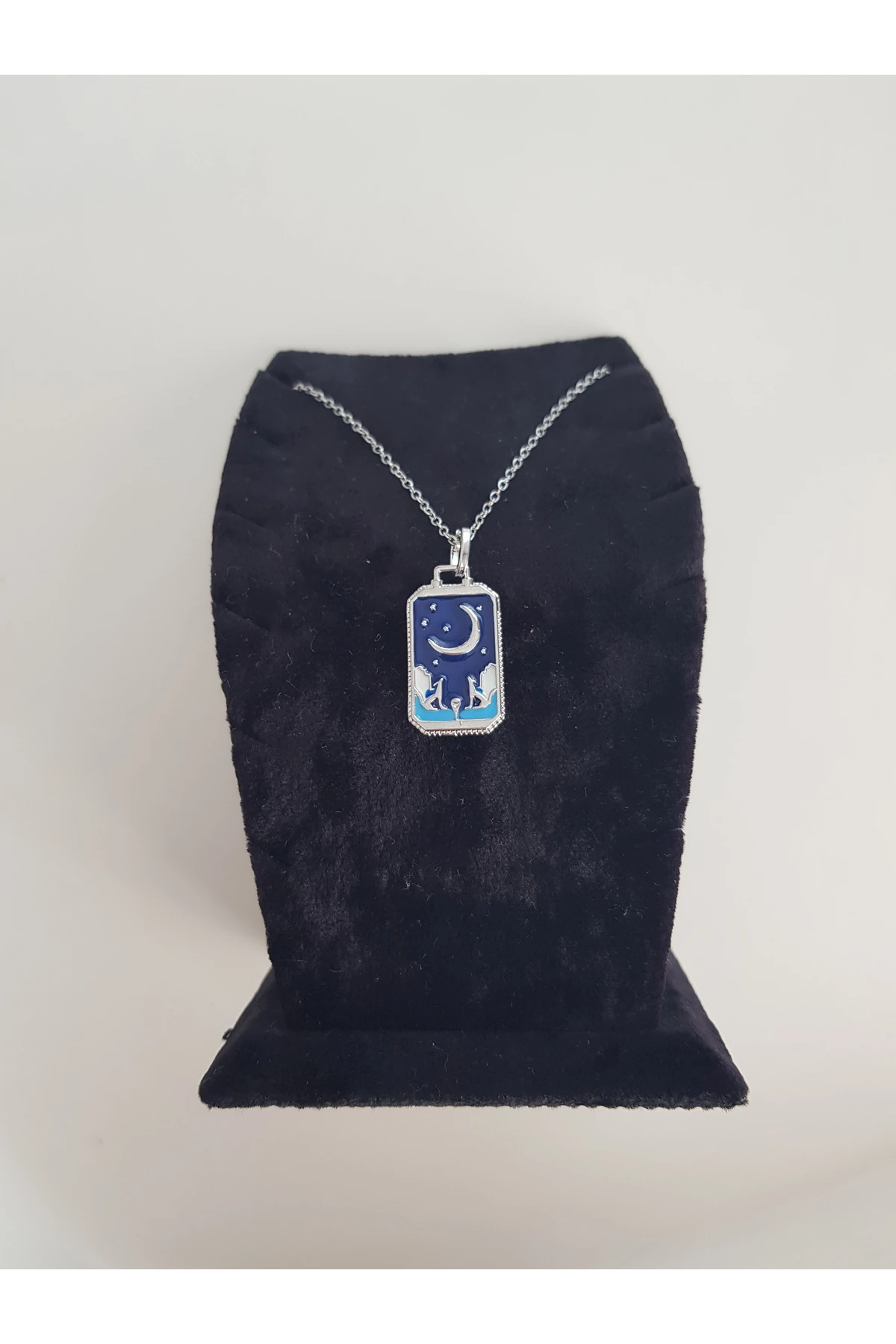 AY IŞIĞI ÇELİK KOLYE