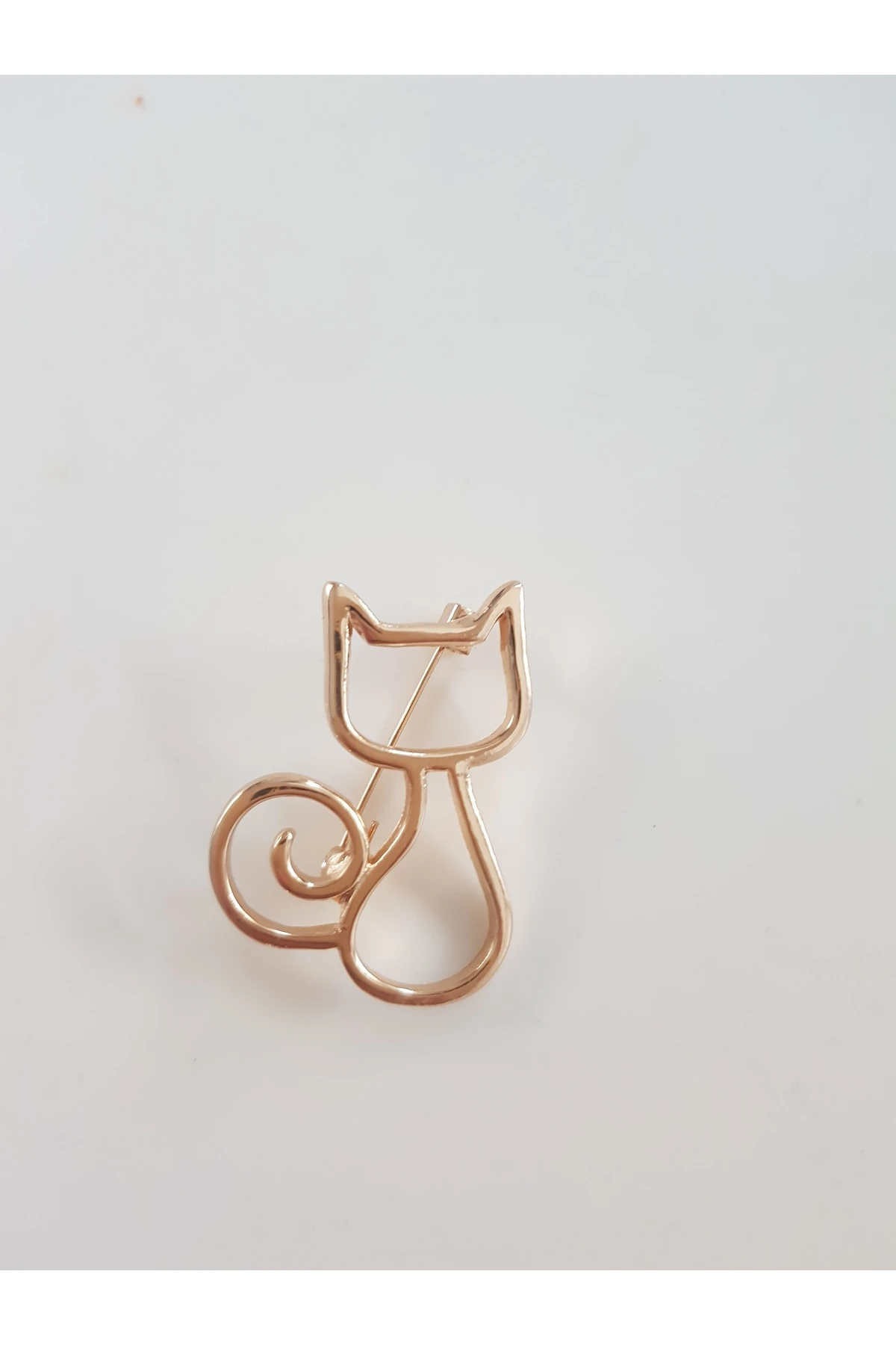 KEDİ FİGÜRLÜ BROŞ