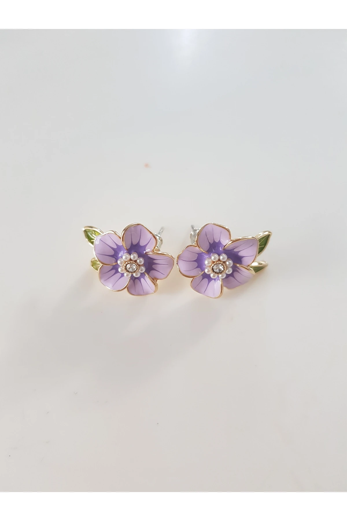 MOR UNUTMA BENİ ÇİÇEK KÜPE