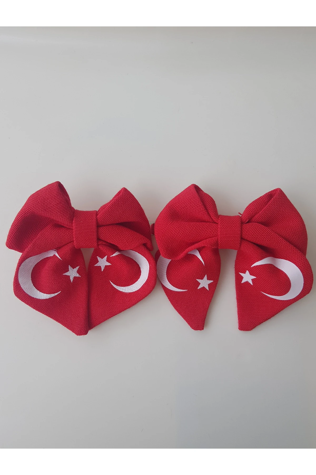 AY YILDIZLI KIRMIZI ÇİFTLİ FİYONK TOKA