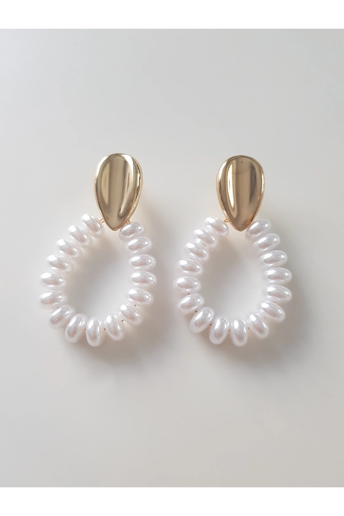 GOLD DAMLA DİZİ İNCİ KÜPE