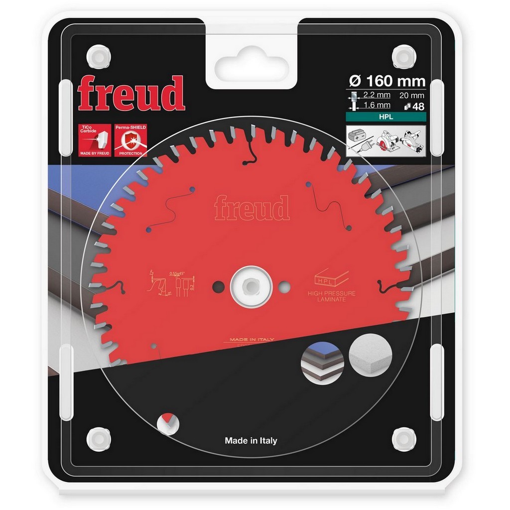 Freud Kompakt Laminant Kesim Daire Testere Bıçağı, 160x2,2x20 z48