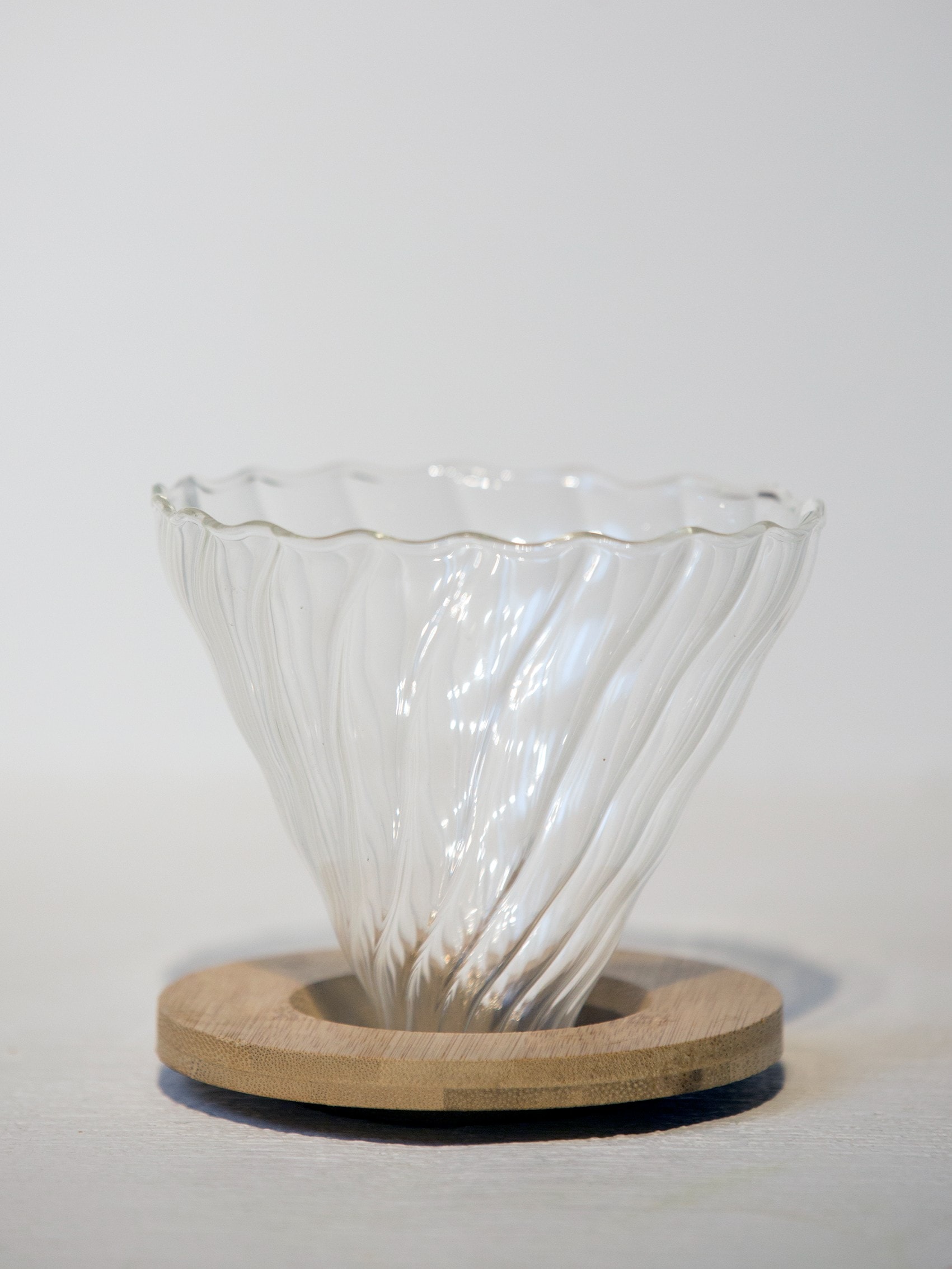 V60 Dripper - Şeffaf Cam
