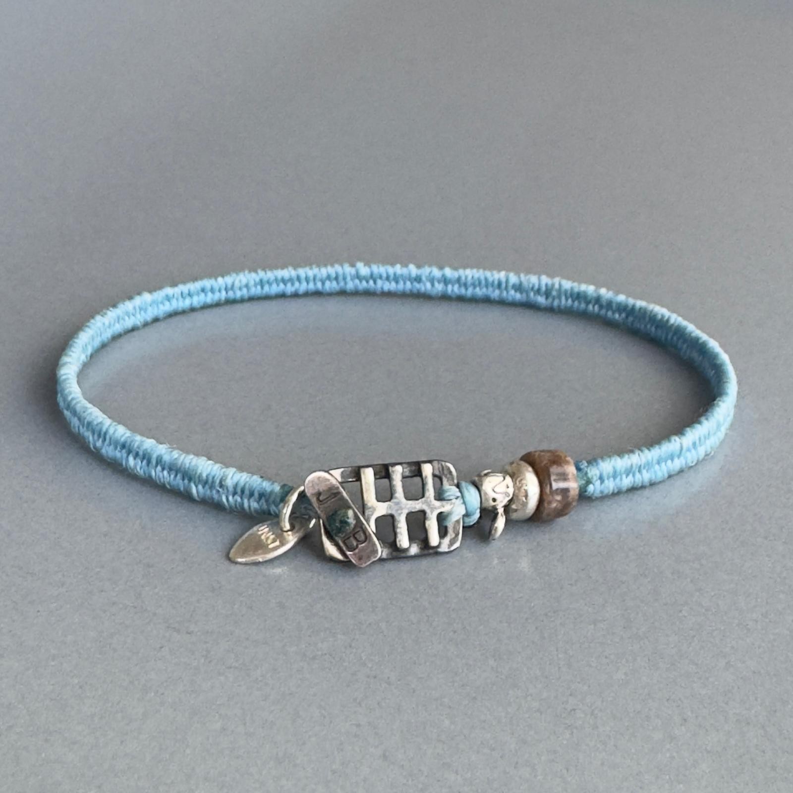 Cage Blue Men's Bracelet