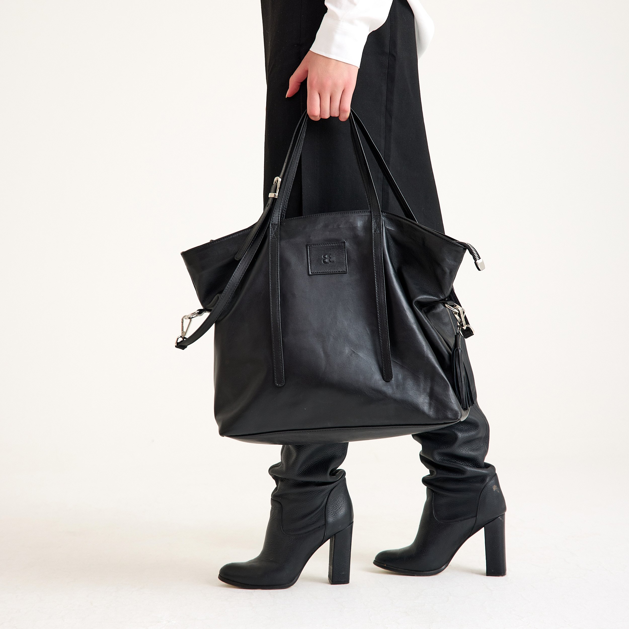 Angel Black Tote Bag