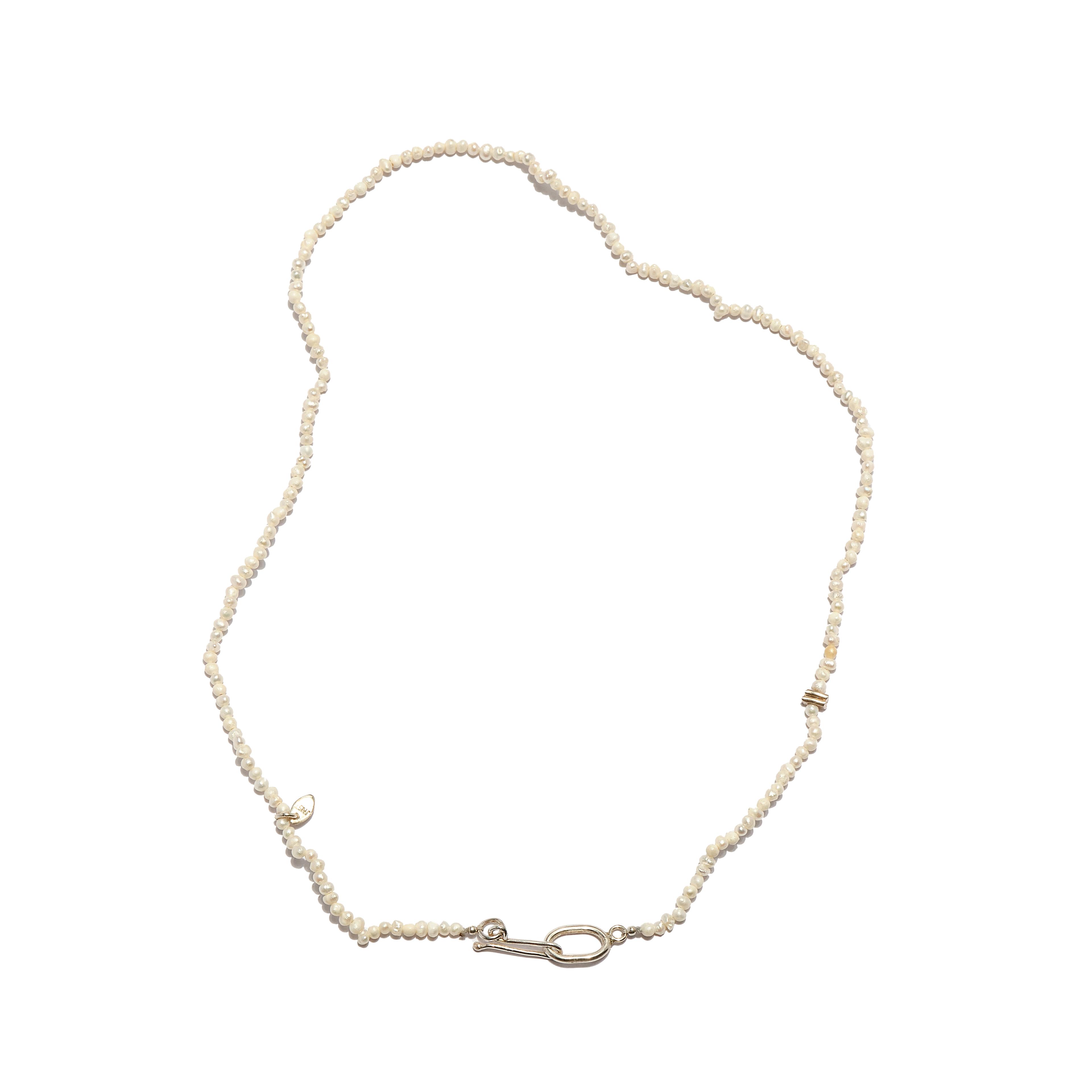 Plain İnci Unisex Kolye