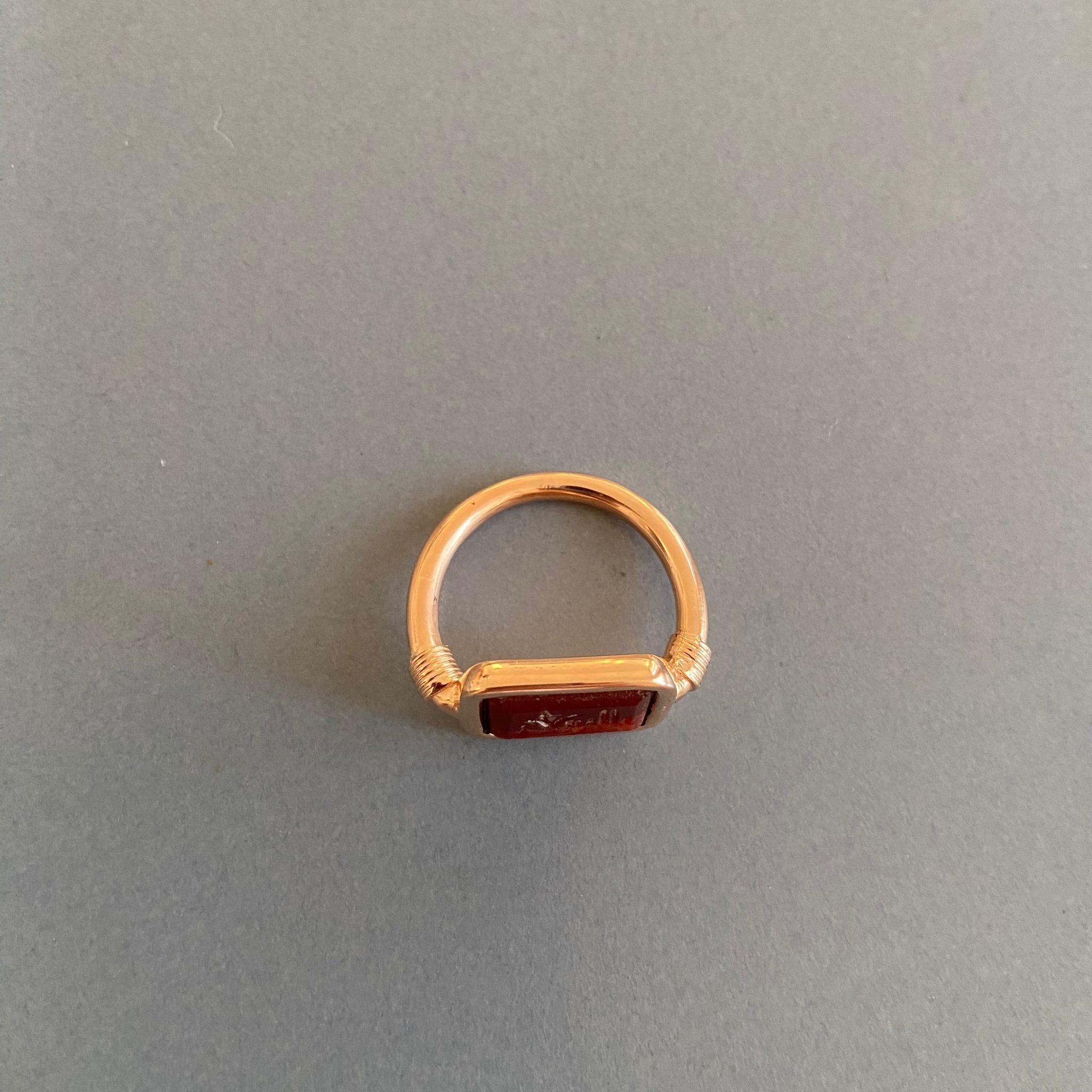 Intaglio Unisex Ring