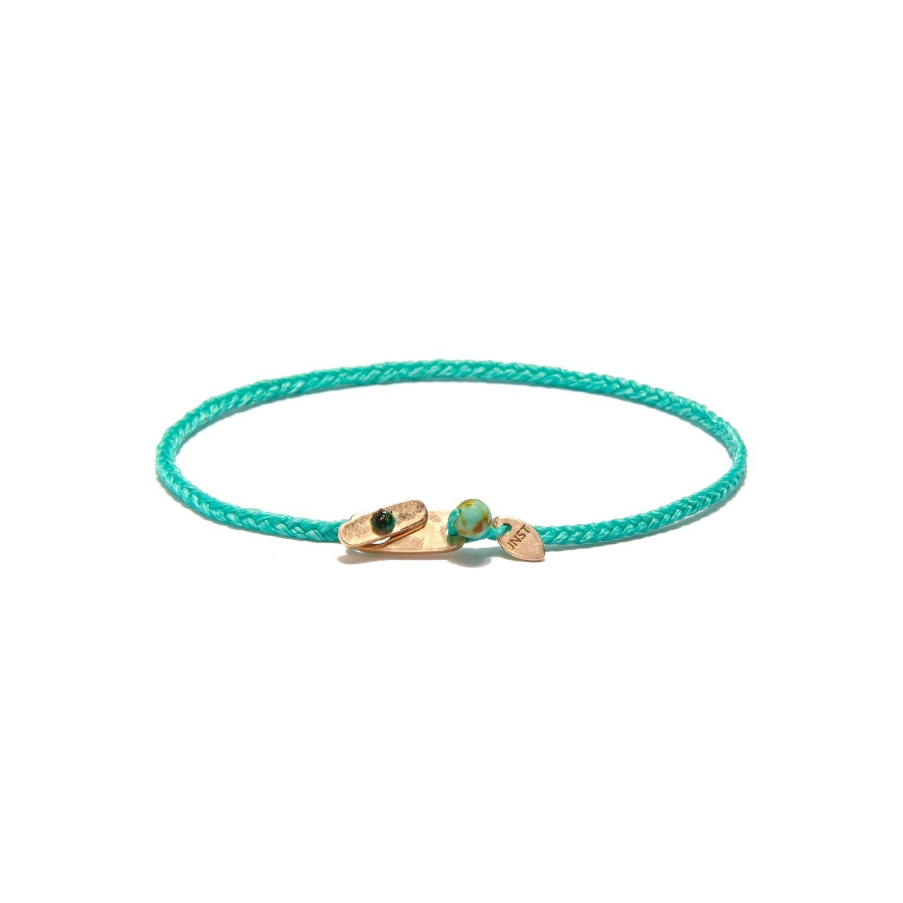 Bronzie Turquoise Altın Kaplama Bileklik