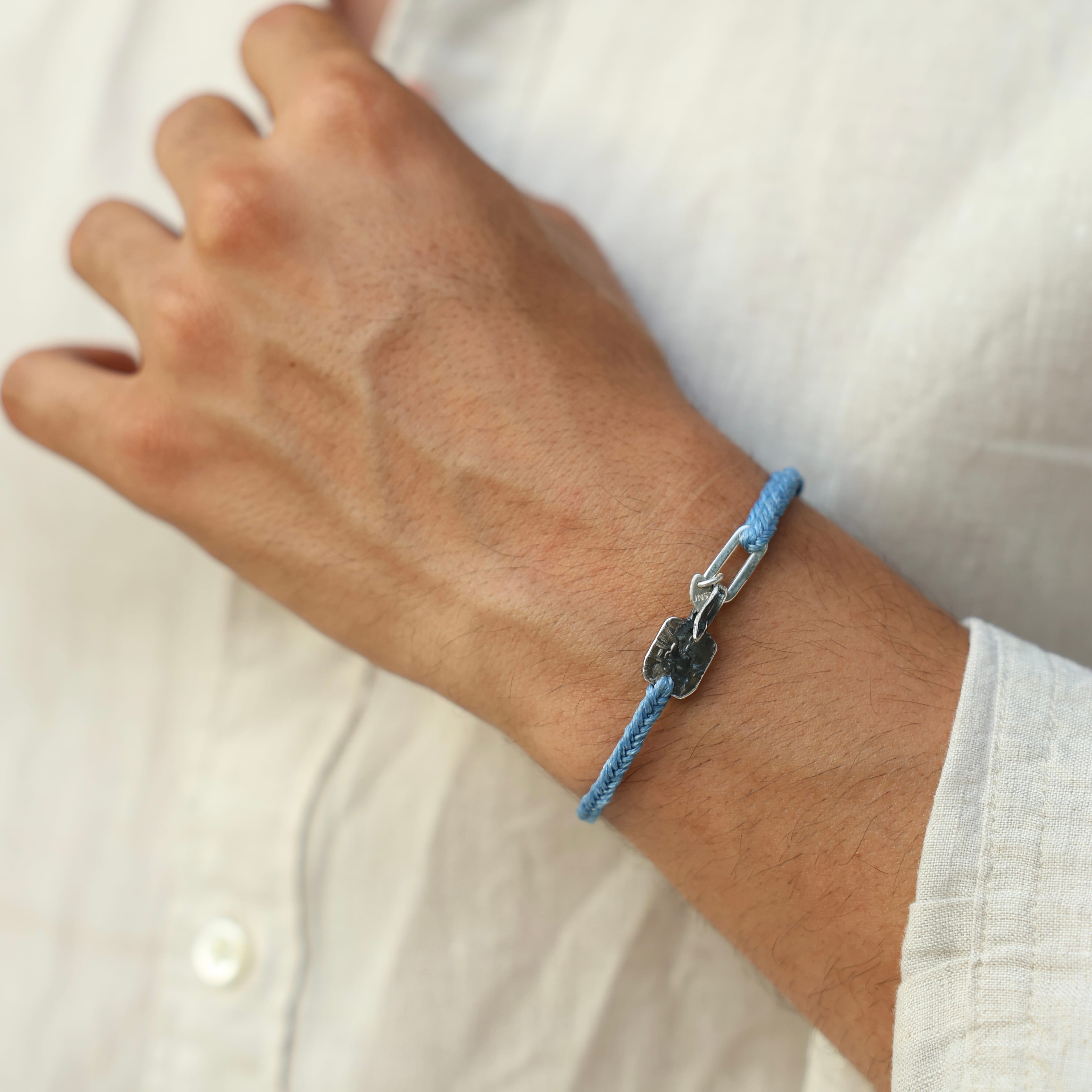 Marcus Blue Men's Bracelet
