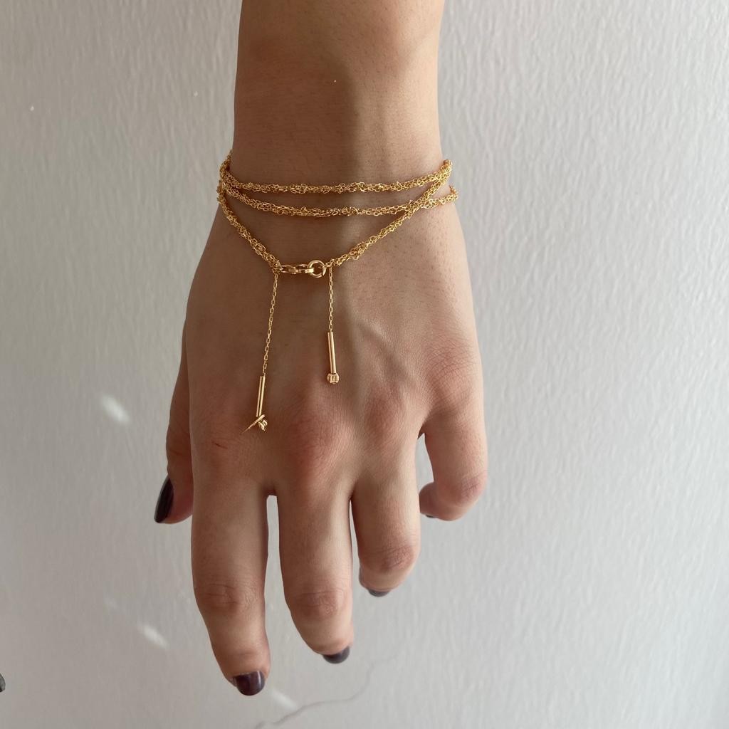 Bibs Gold Kadın Bileklik/Kolye