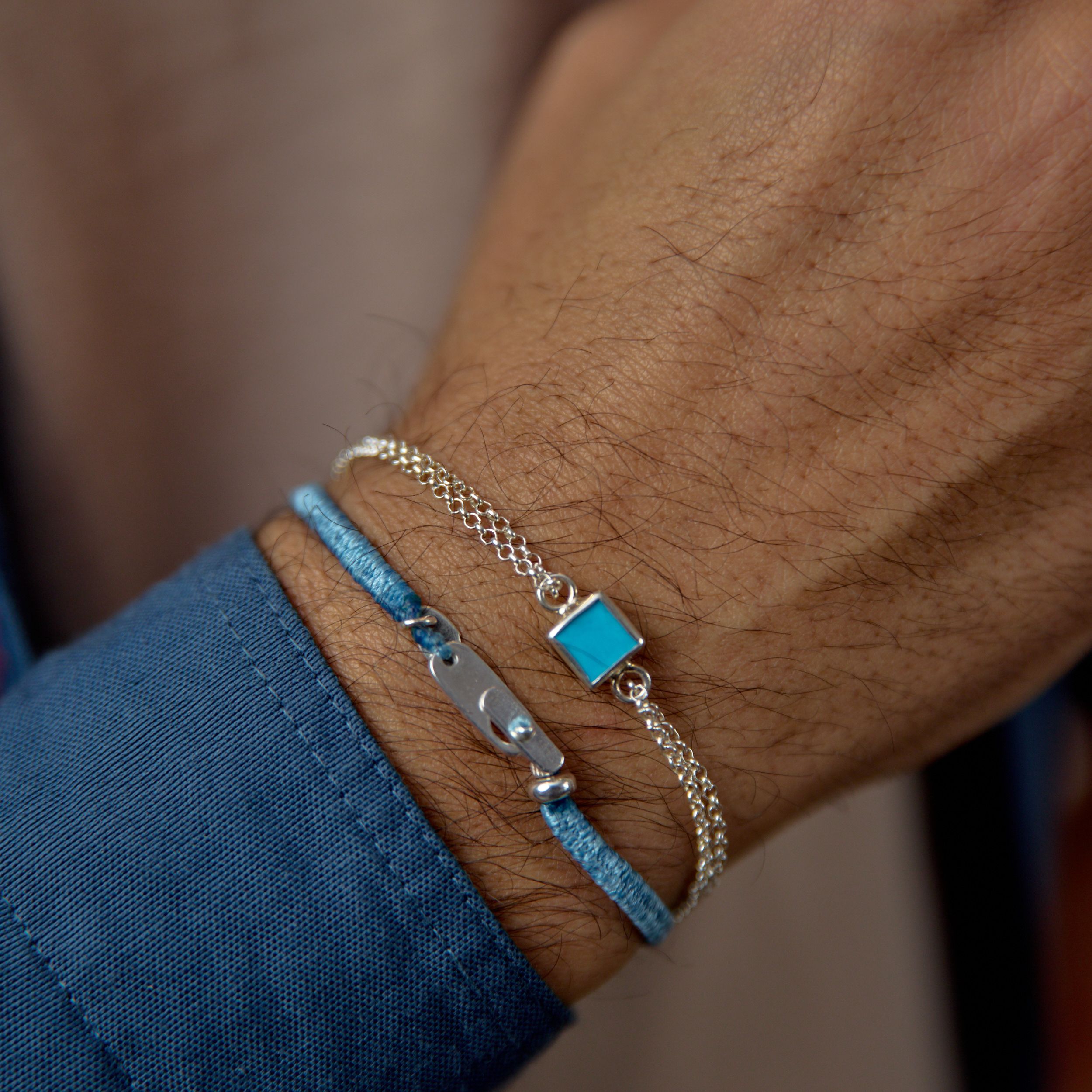 Ege Blue Unisex Bileklik