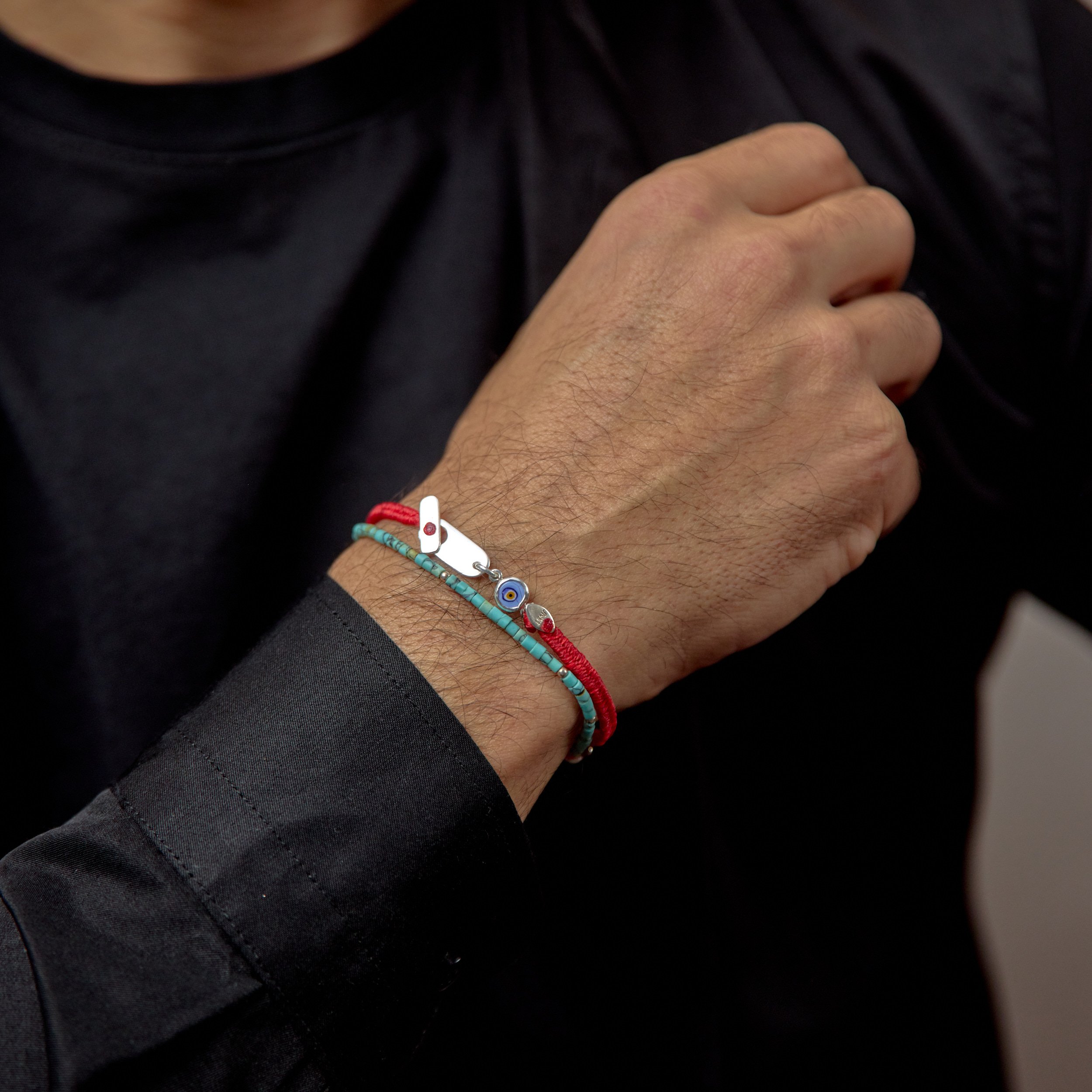 Luckyred Unisex Gümüş Bileklik