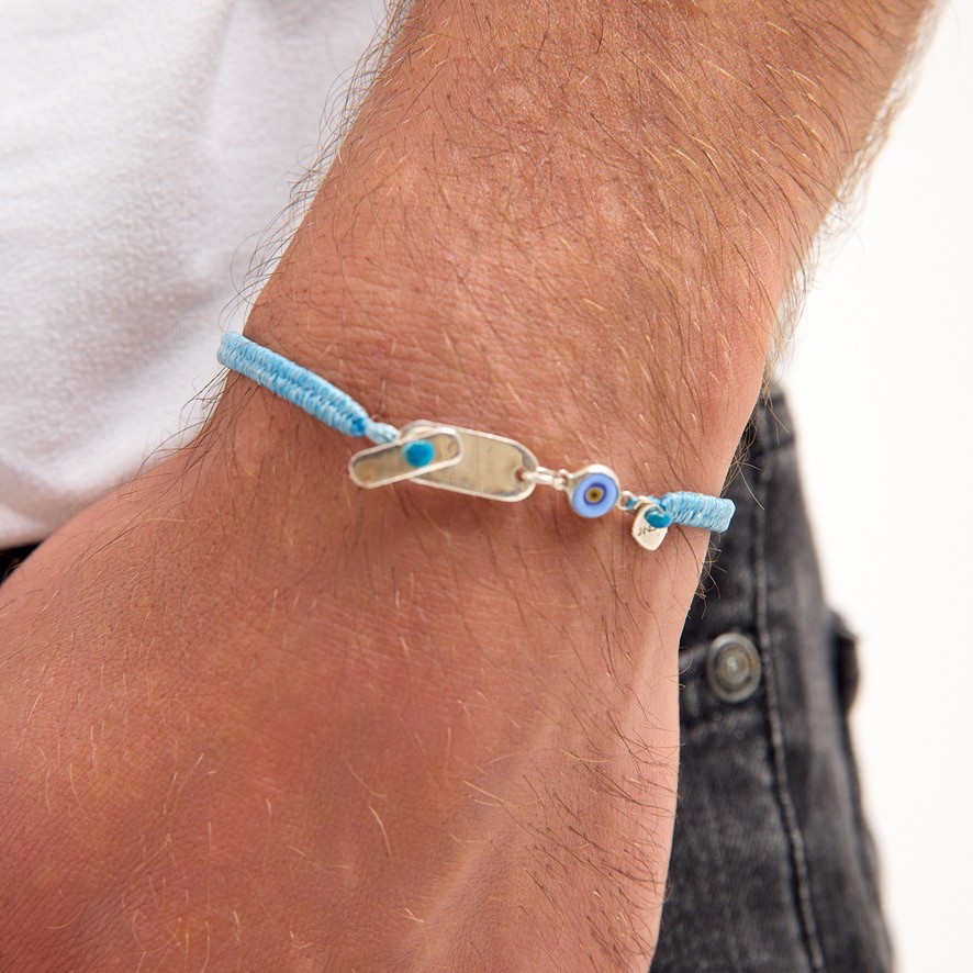 Luckyblue Gümüş Unisex Bileklik