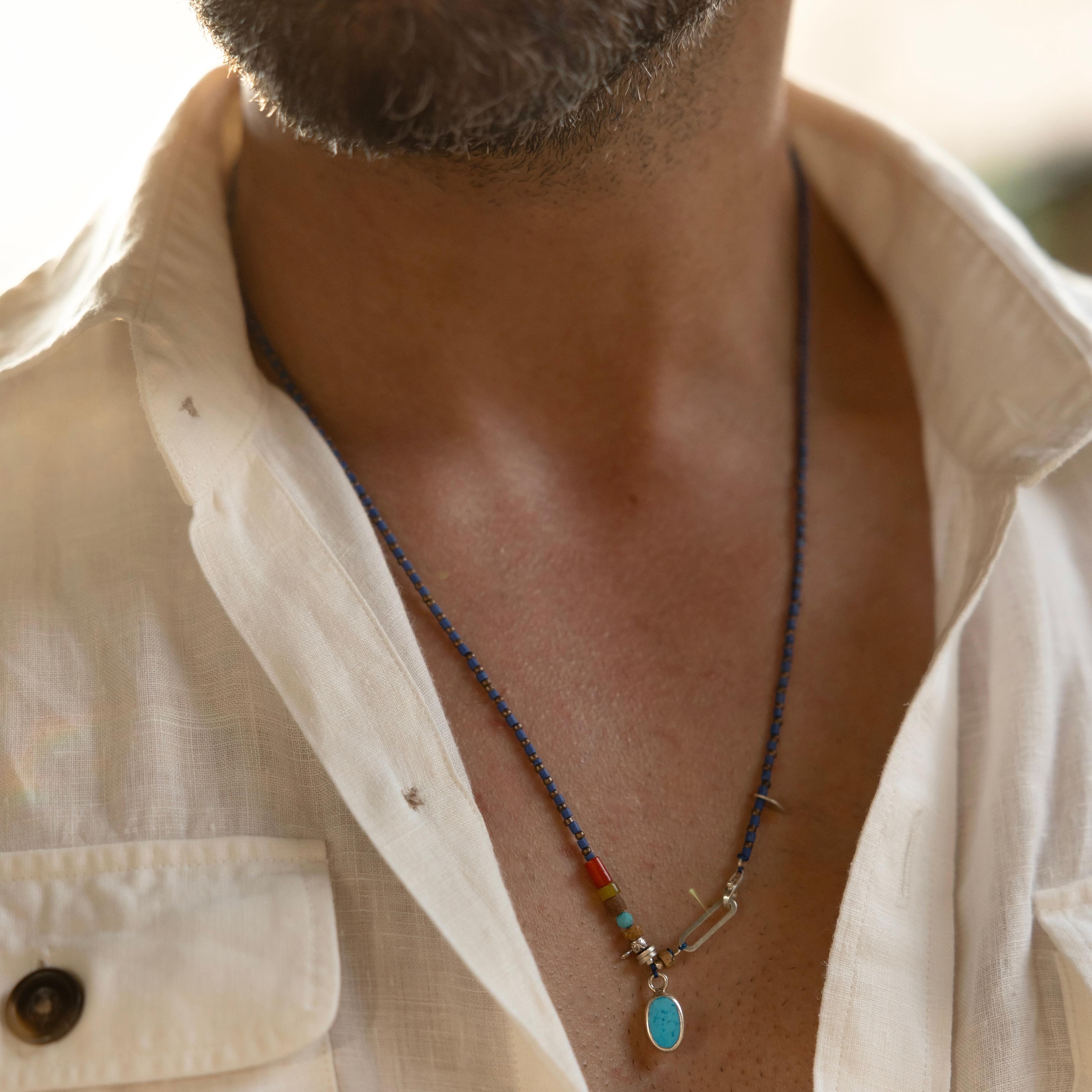 Robroy Blue Unisex Necklace