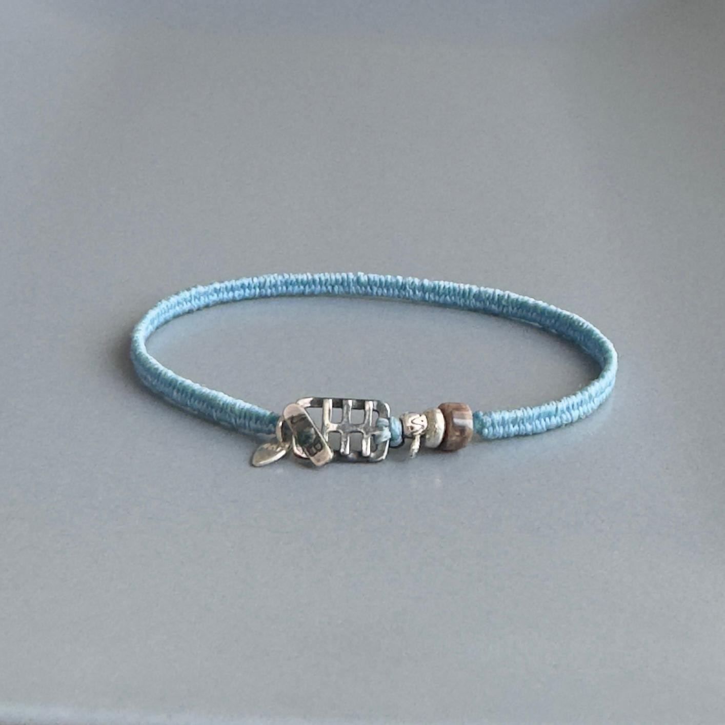 Cage Blue Men's Bracelet