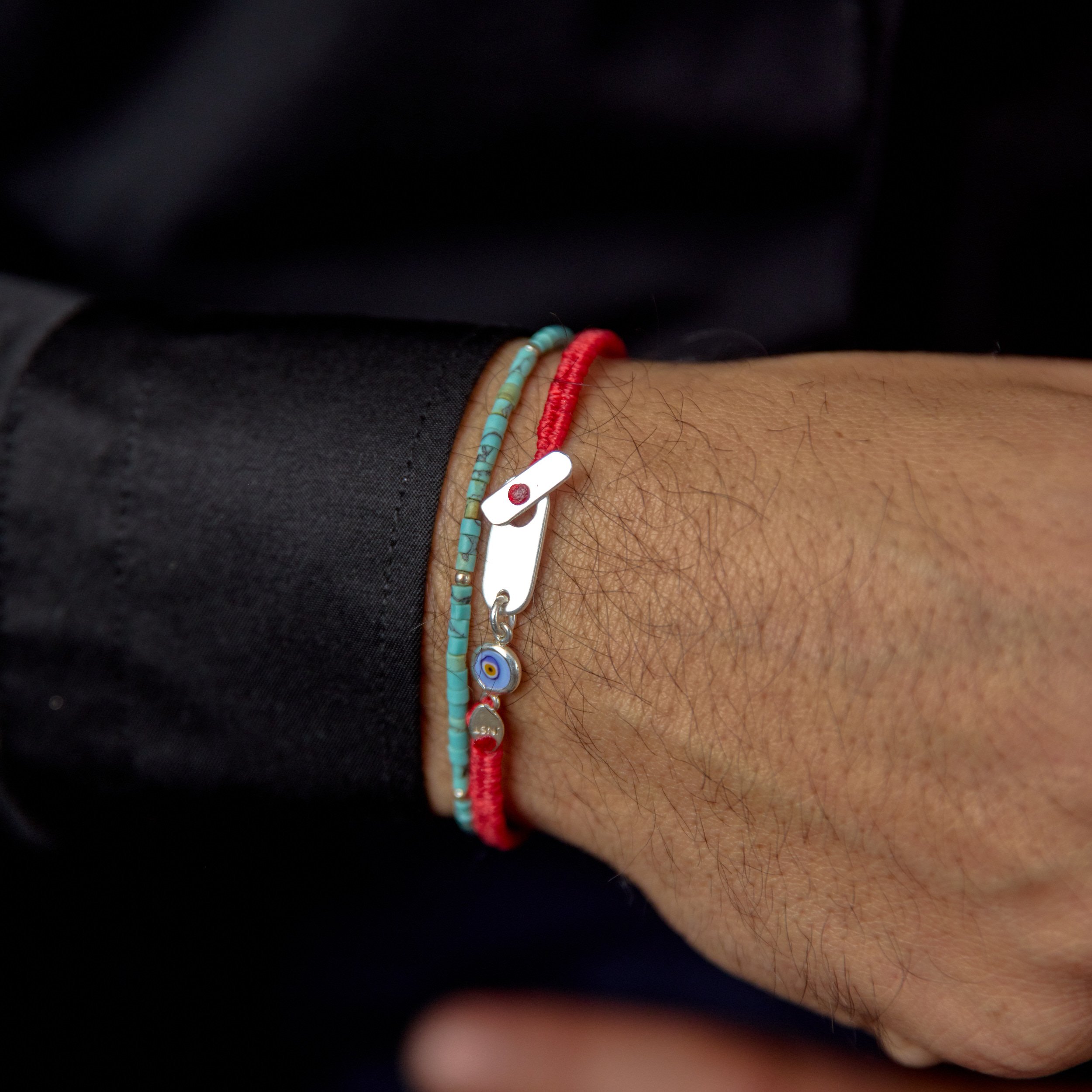 Luckyred Unisex Sterling Silver Bracelet