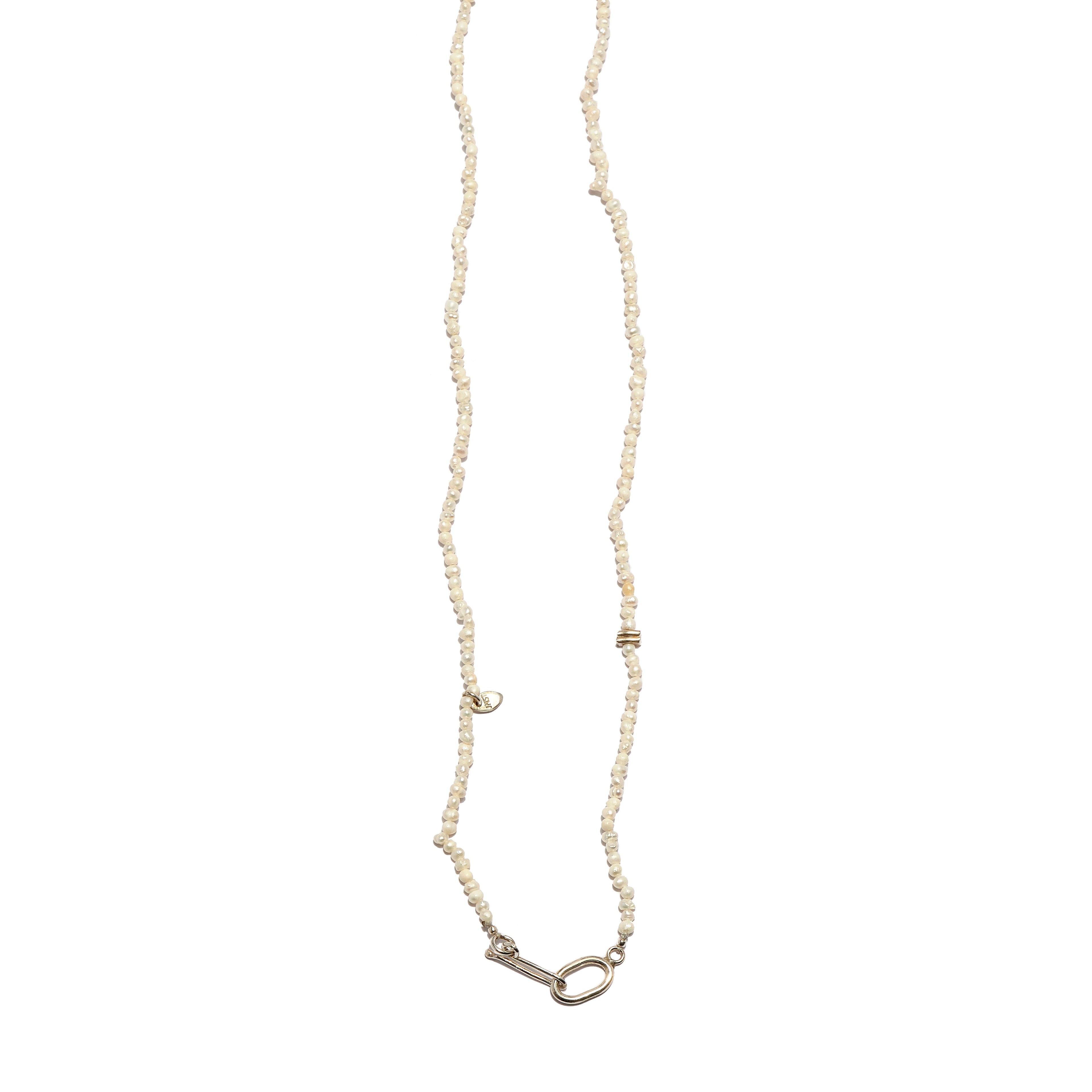 Plain İnci Unisex Kolye