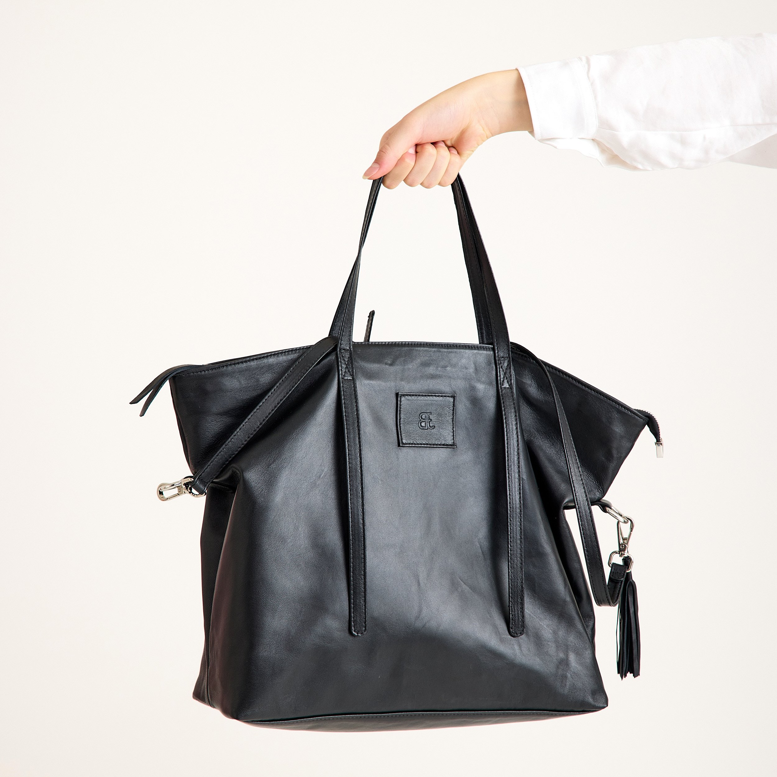 Angel Black Tote Bag