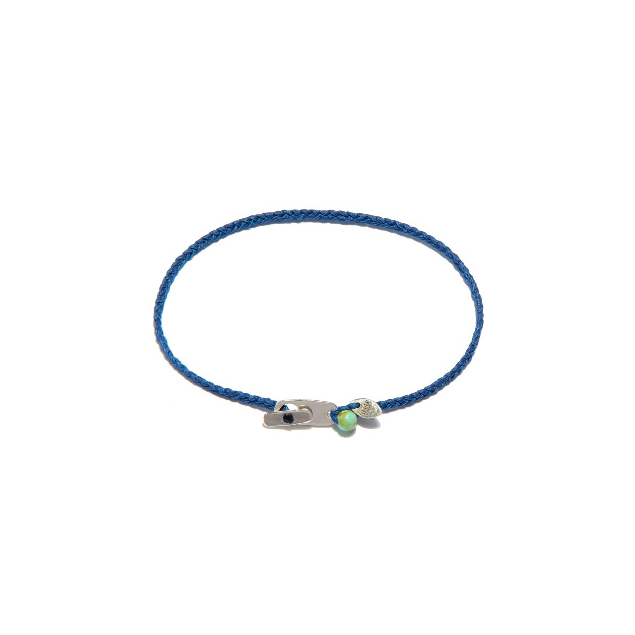 Bronzie Dark Blue Gümüş Bileklik