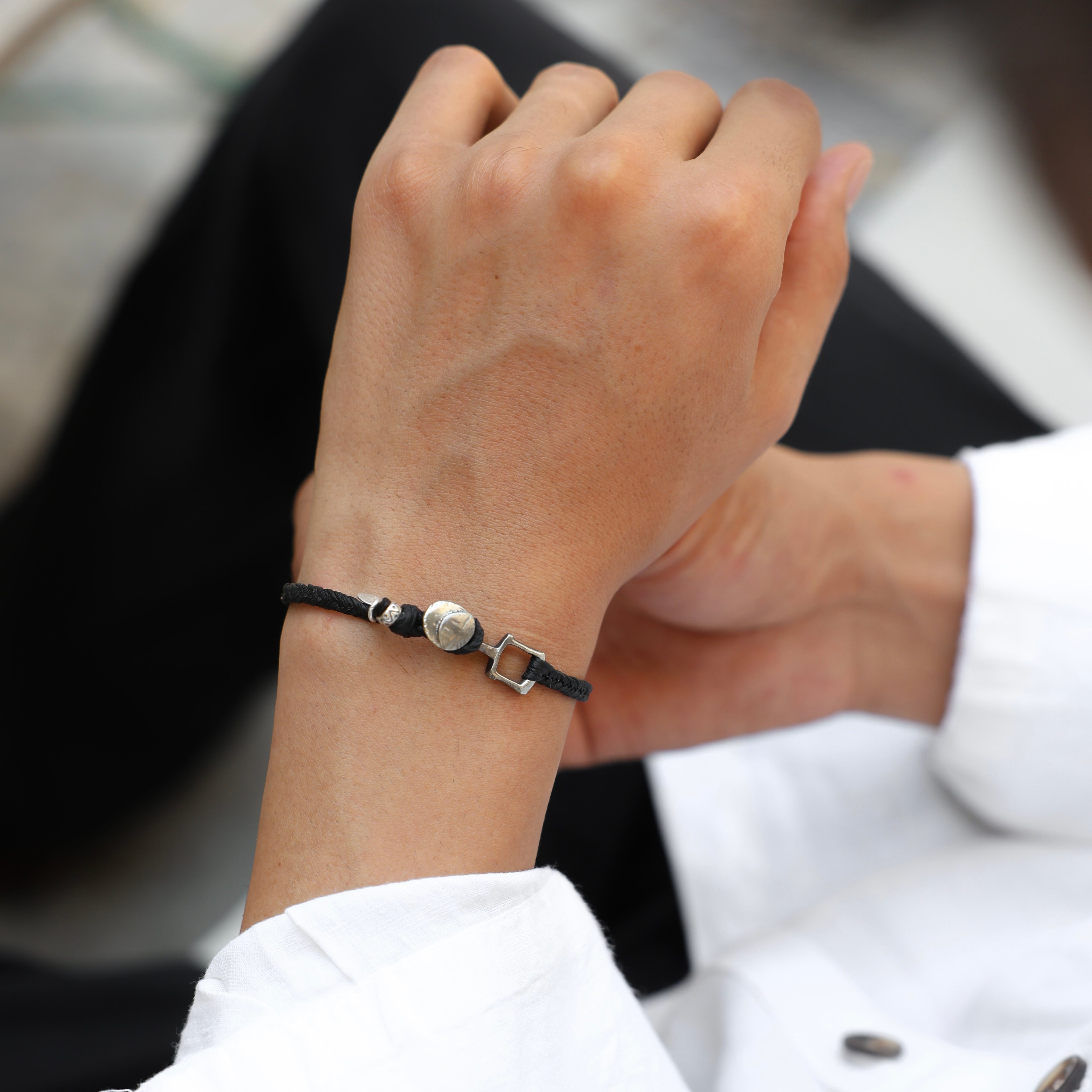 Kratos Black Men's Bracelet