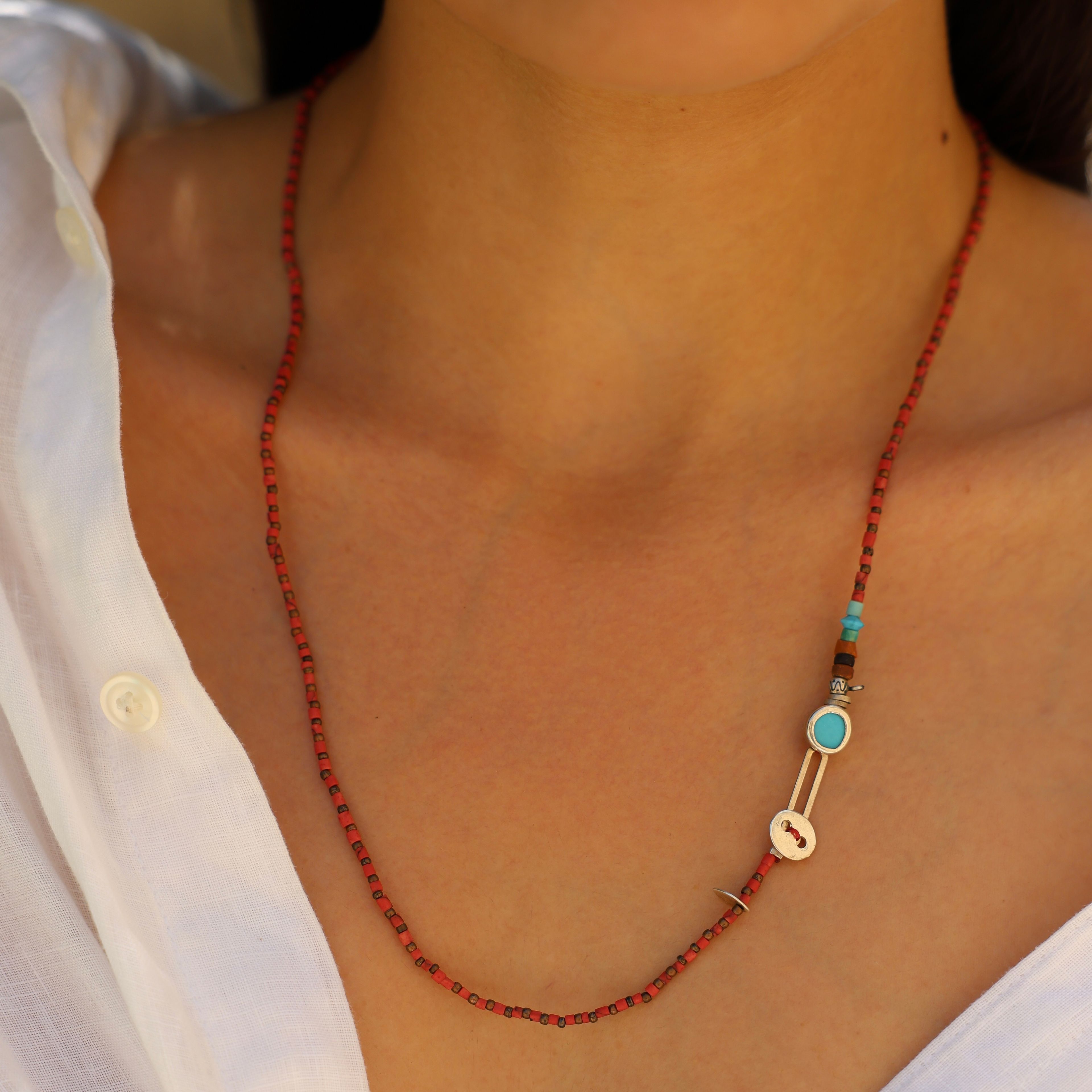 Robroy Red Unisex Necklace