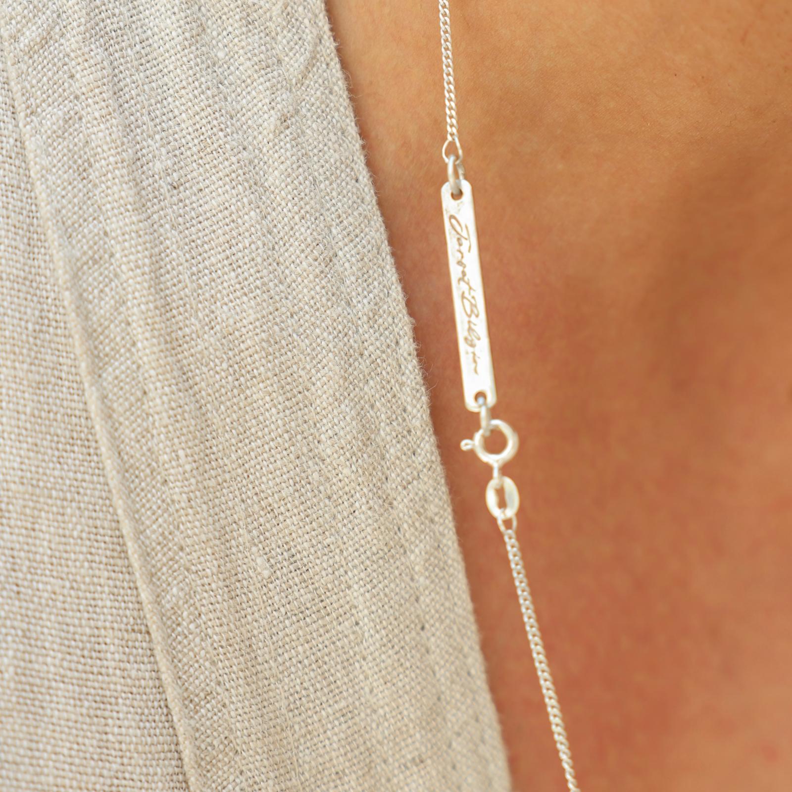 Blue Dots Erkek Kolye