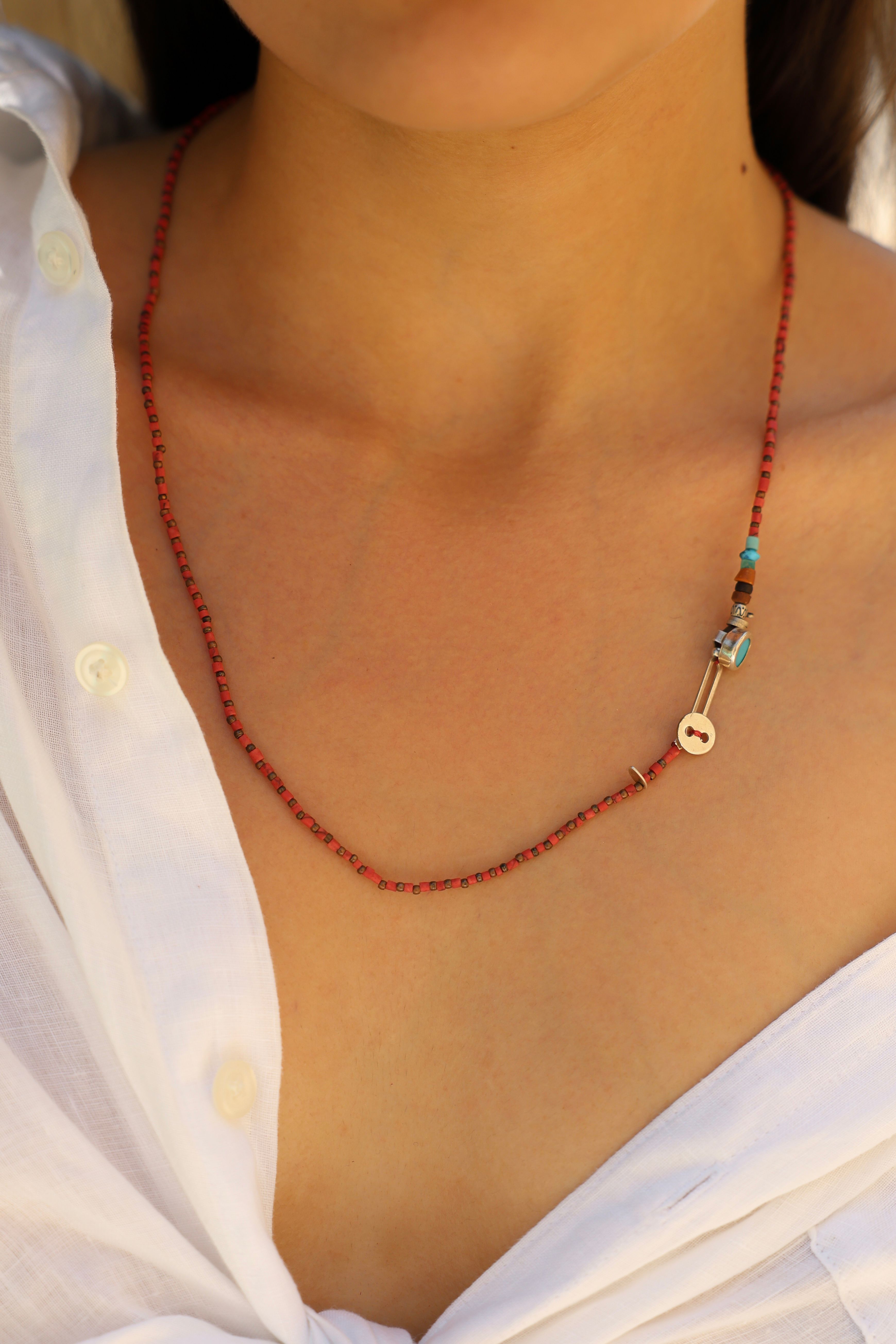 Robroy Red Unisex Necklace