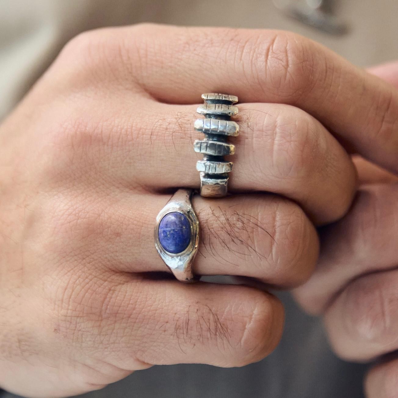 Duke Lapis Men's Ring