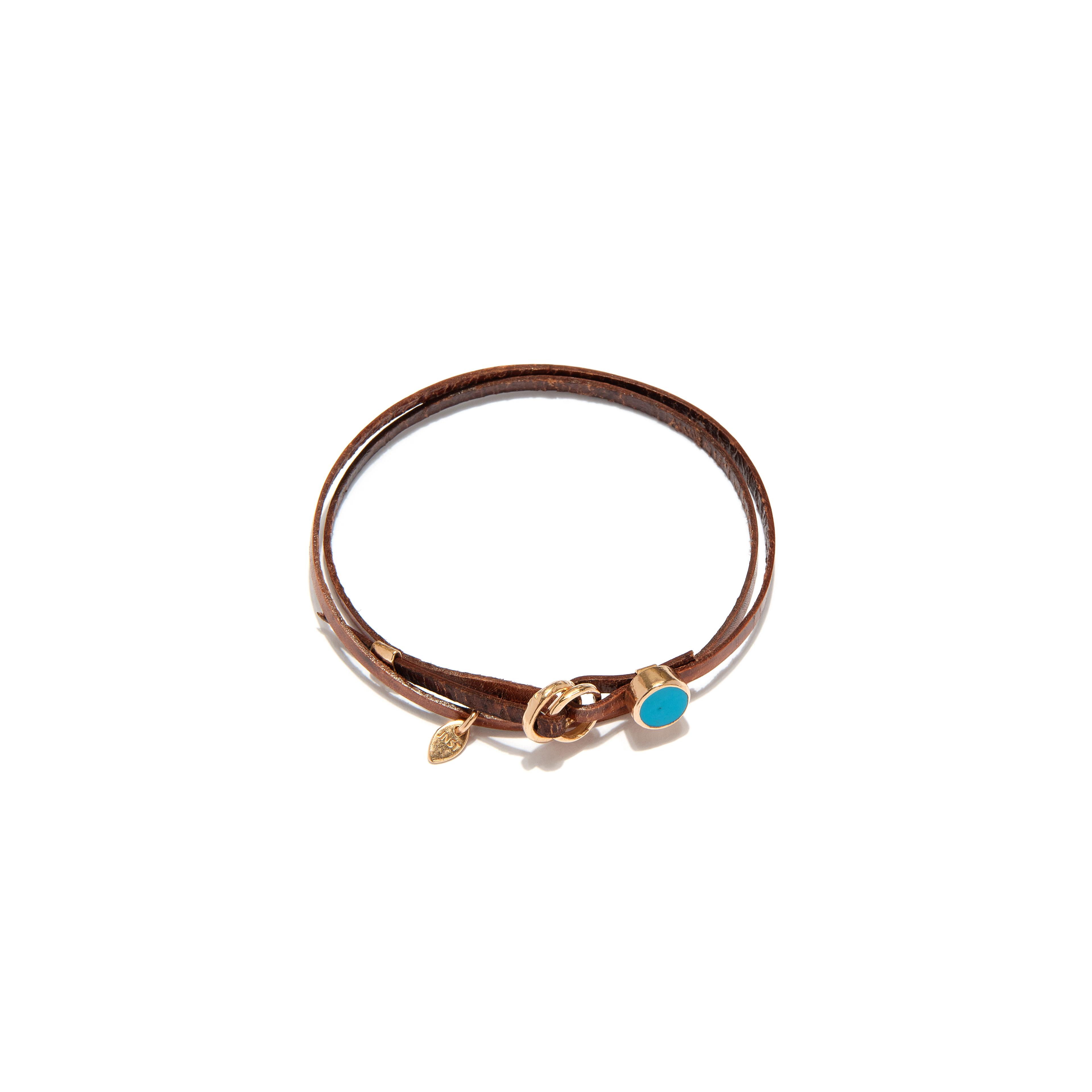New Life Brown Unisex Bileklik