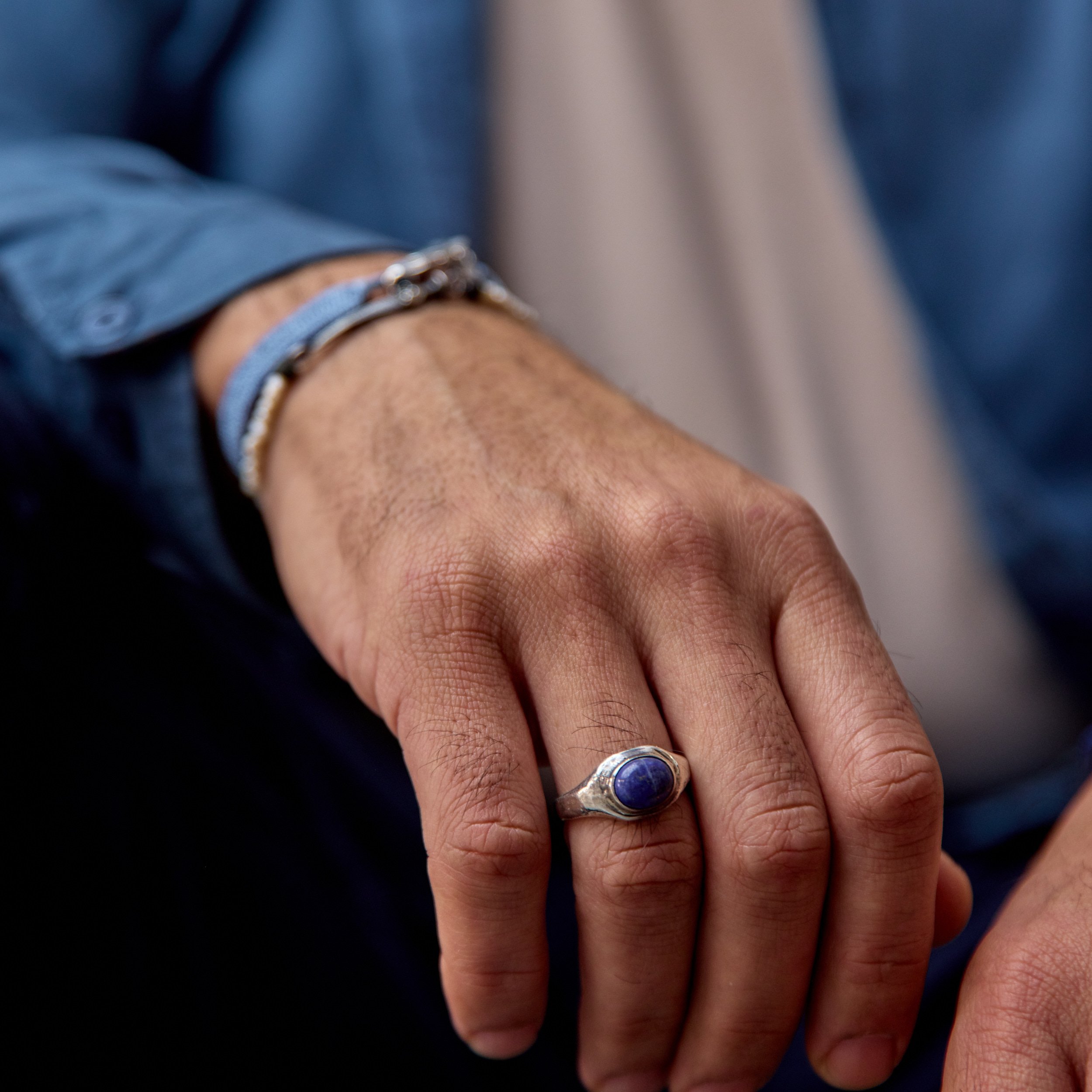 Duke Lapis Men's Ring