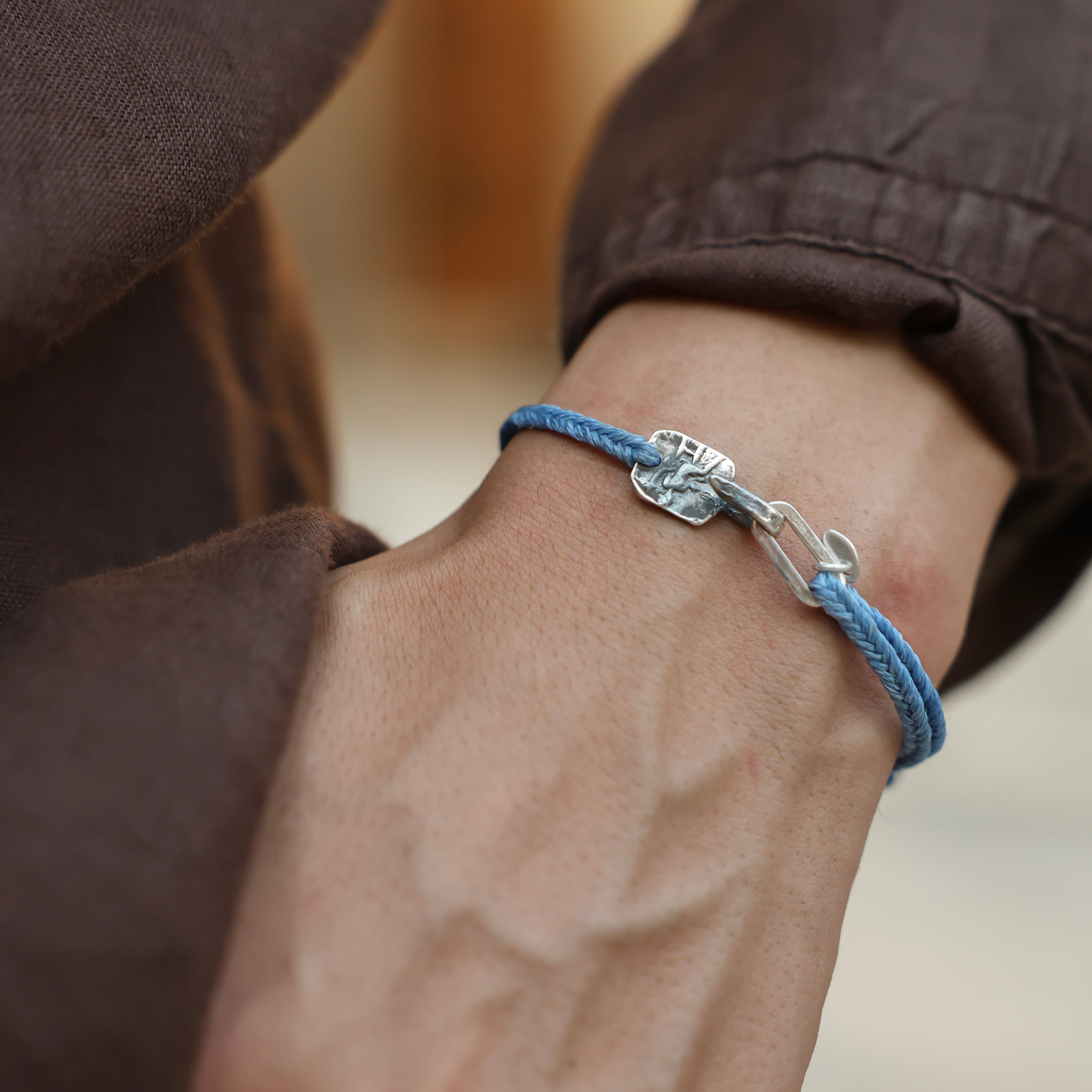 Marcus Blue Men's Bracelet