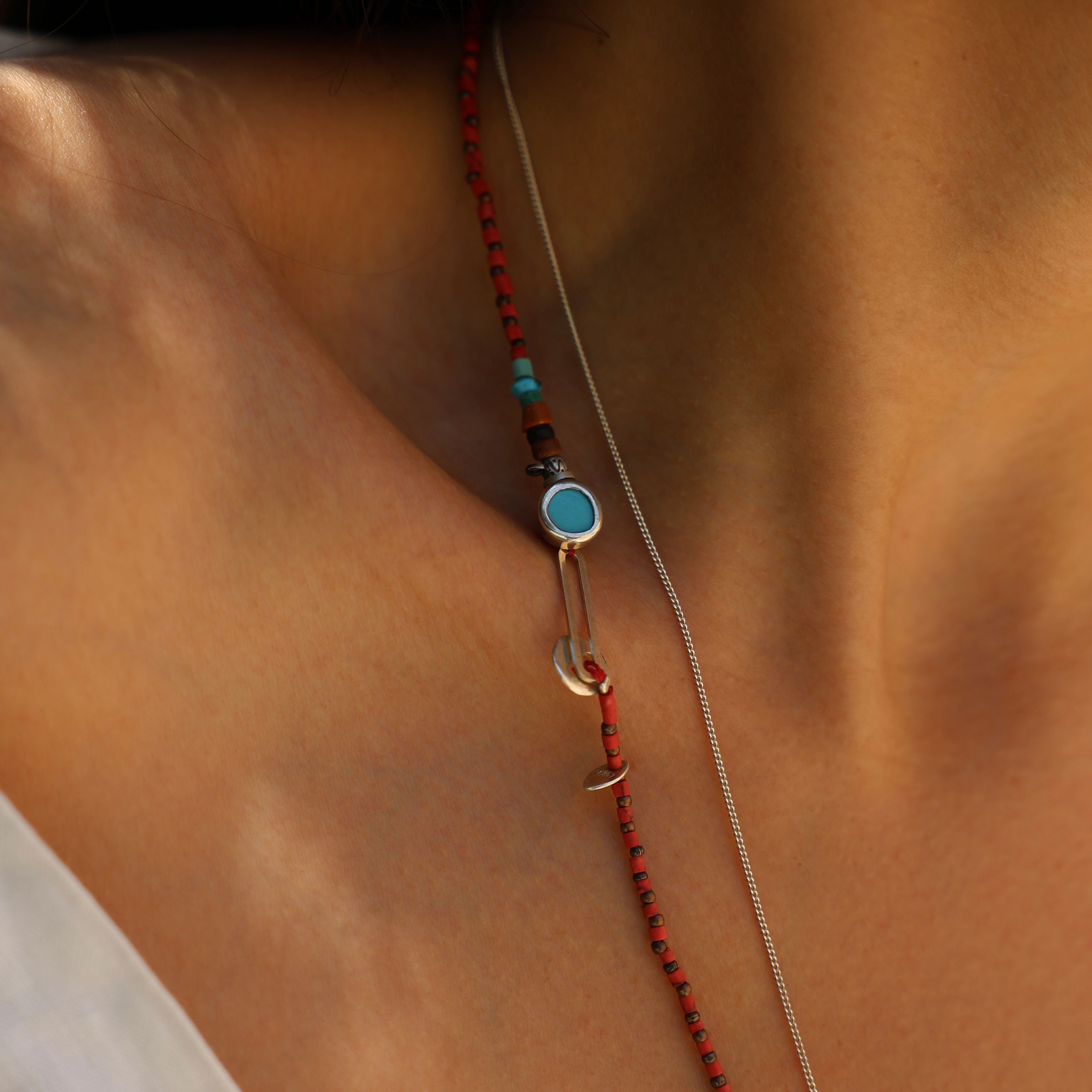 Robroy Red Unisex Necklace