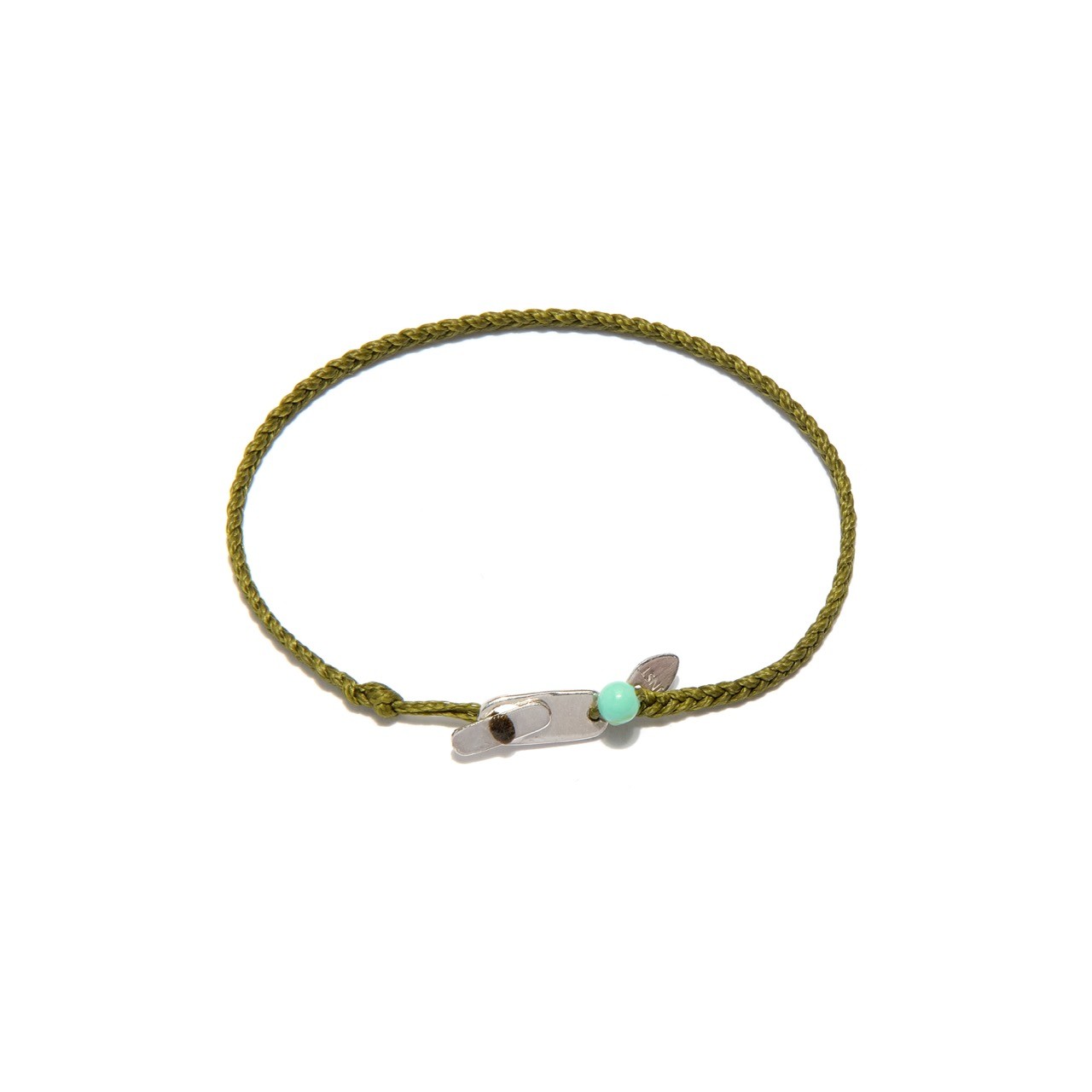 Bronzie Green Gümüş Bileklik